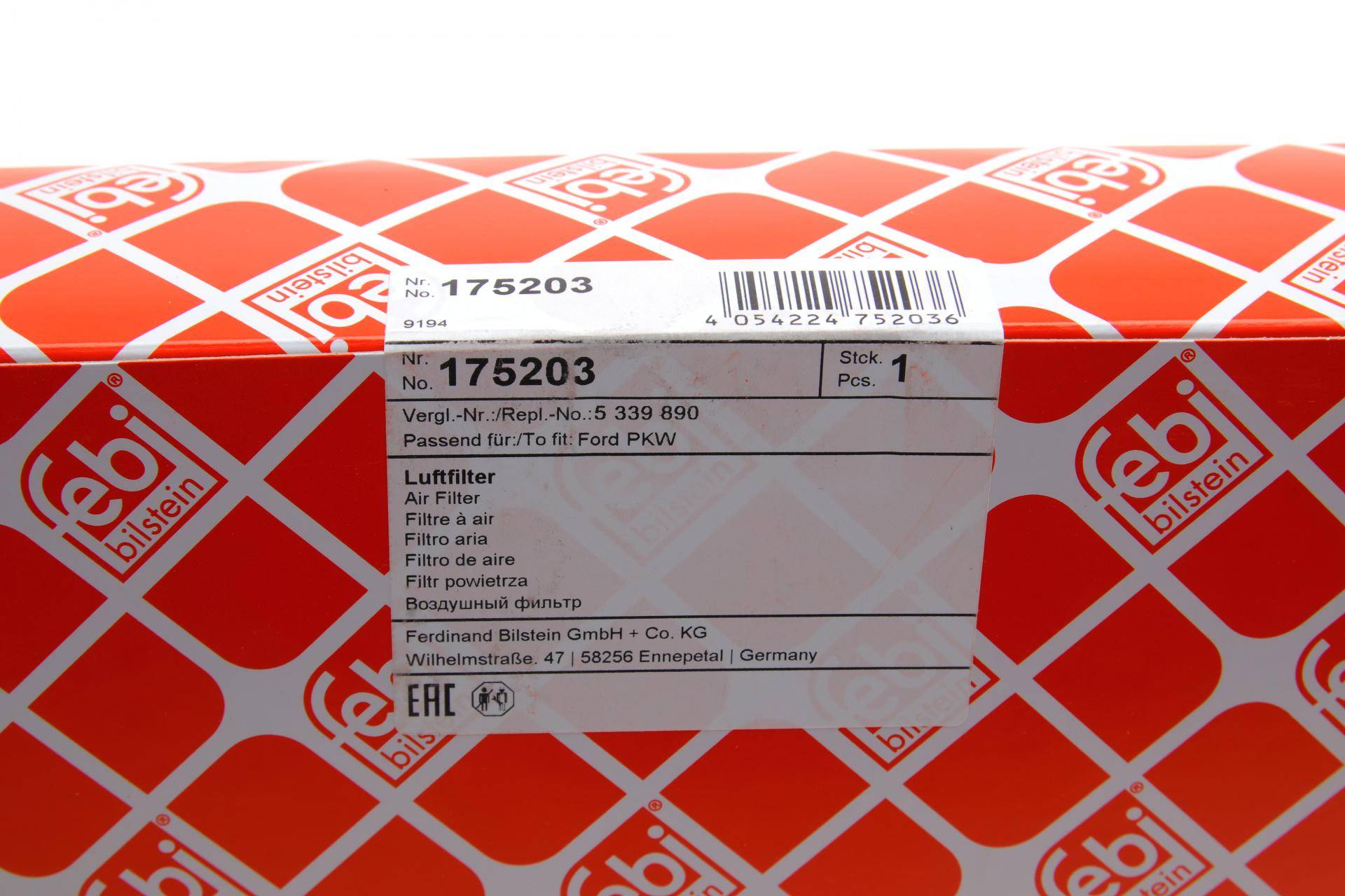 Фільтр повітряний Ford Ranger 2.0EcoBlue 16V 18-