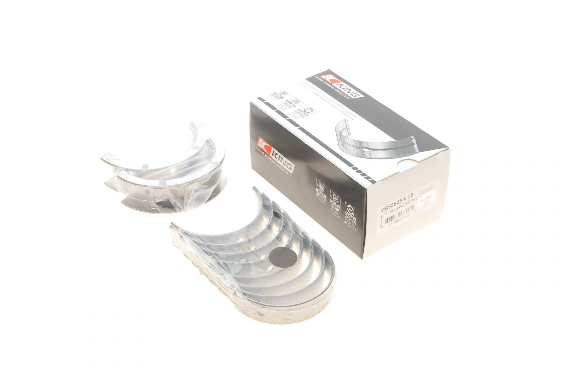 Вкладиші корінні Subaru Forester/Impreza/Legacy 1.6-2.5 AWD 92- (+0.25)