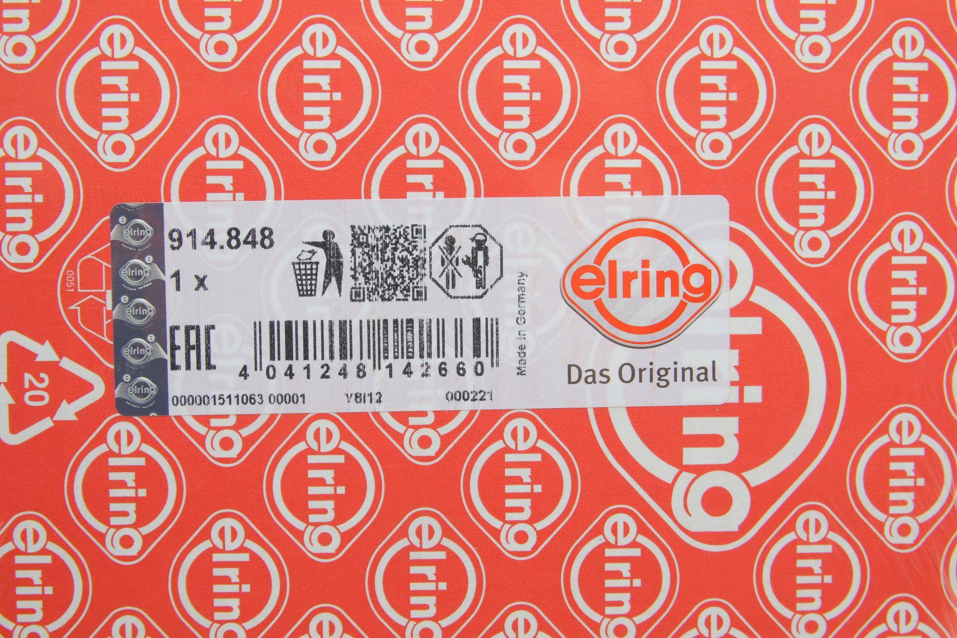 Прокладка ГБЦ VW Caddy II 1.9D (1 метка) (1.53mm)