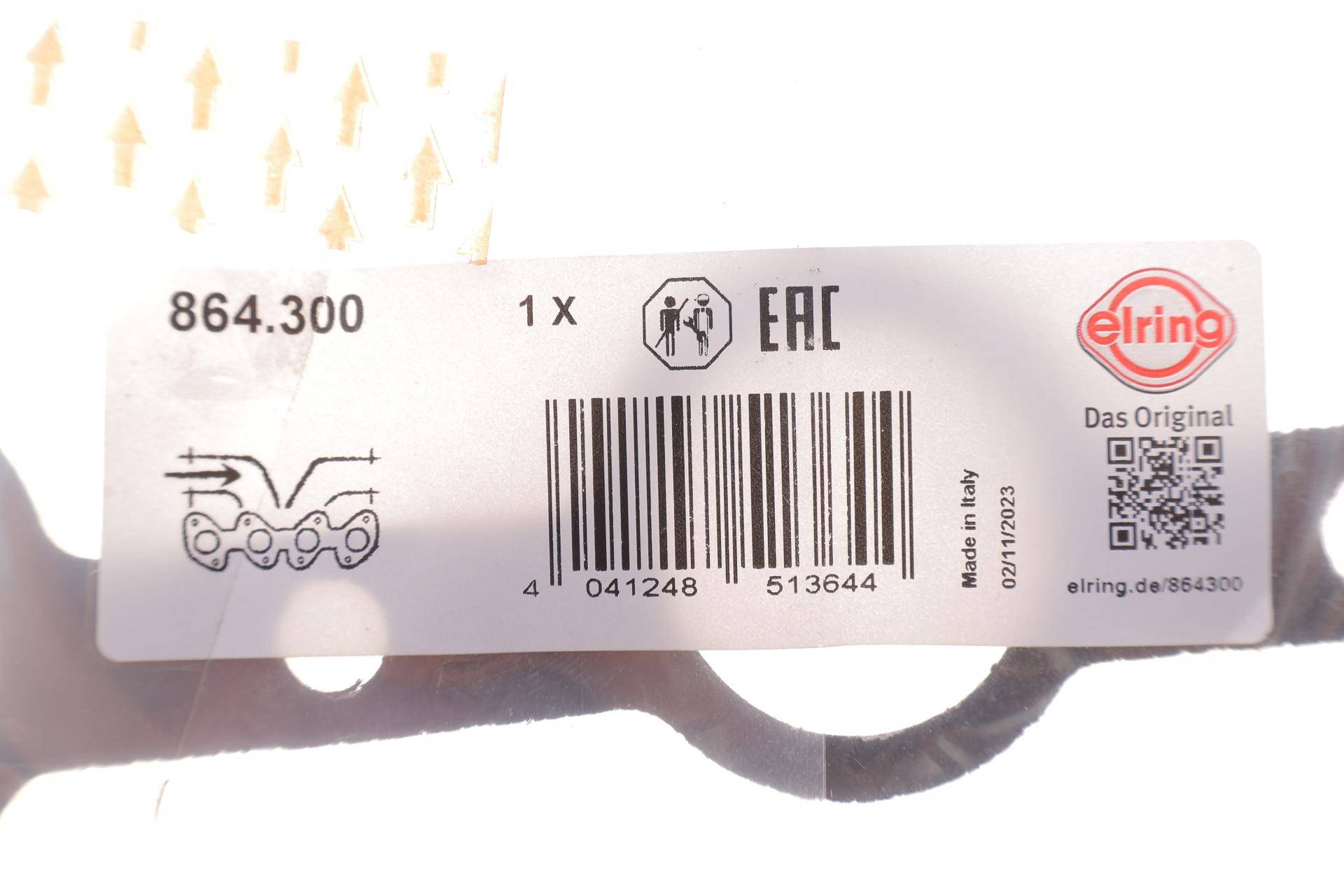 Прокладка колектора впускного Opel Astra F/G 1.7 TD 94-05