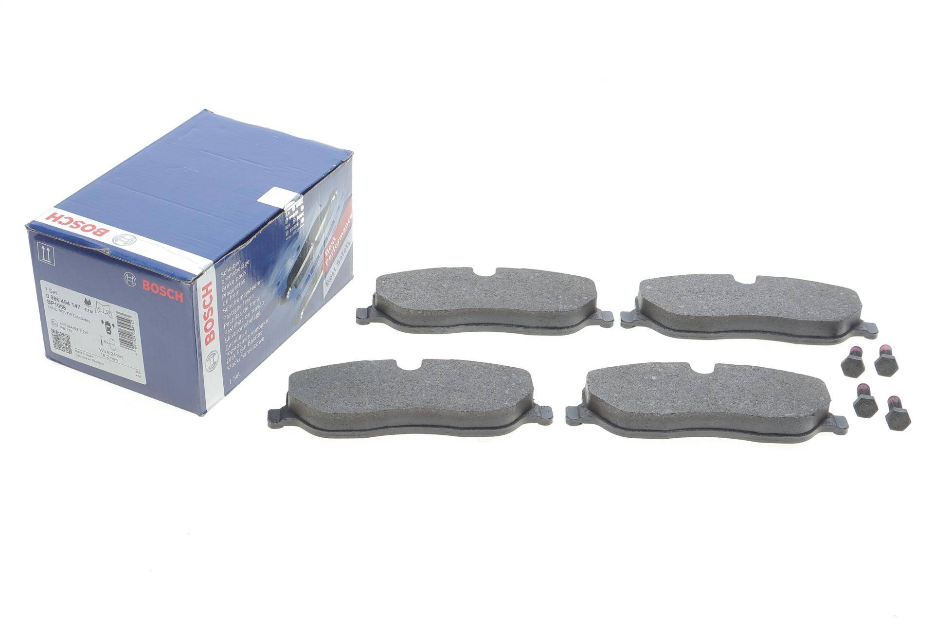 Колодки гальмівні (передні) Land Rover Discovery III/IV 04-18/Range Rover III 02-12/Sport I 05-13