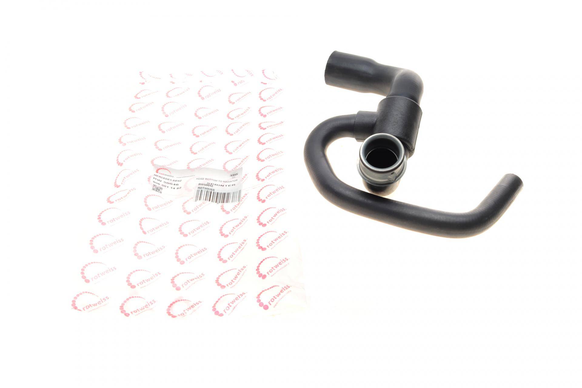 Патрубок радіатора (нижній) MB Sprinter OM642-646 06-