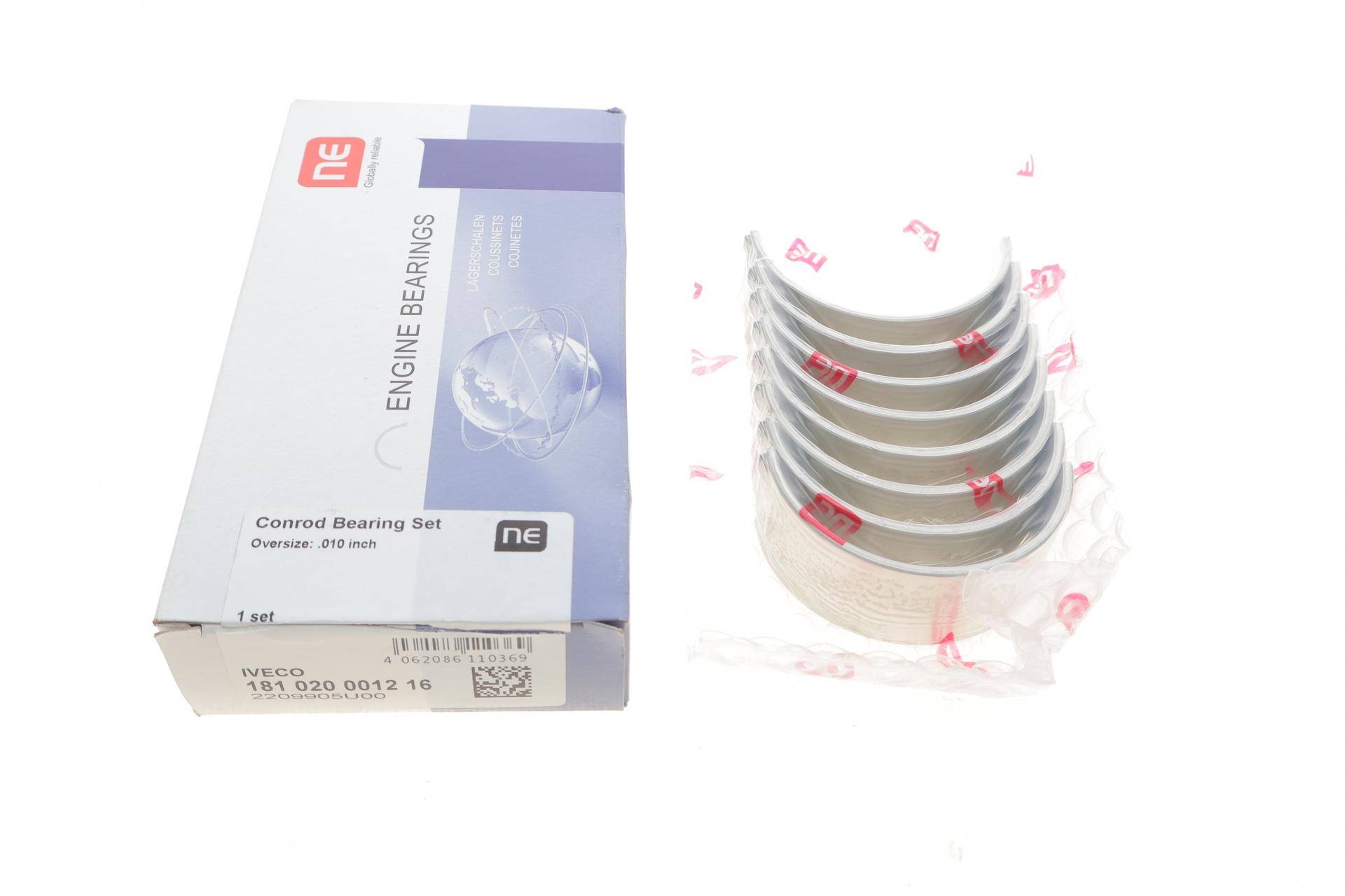 Вкладиші шатунні Fiat Ducato 2.5-2.8D/TD (+0.25) = 6120541000