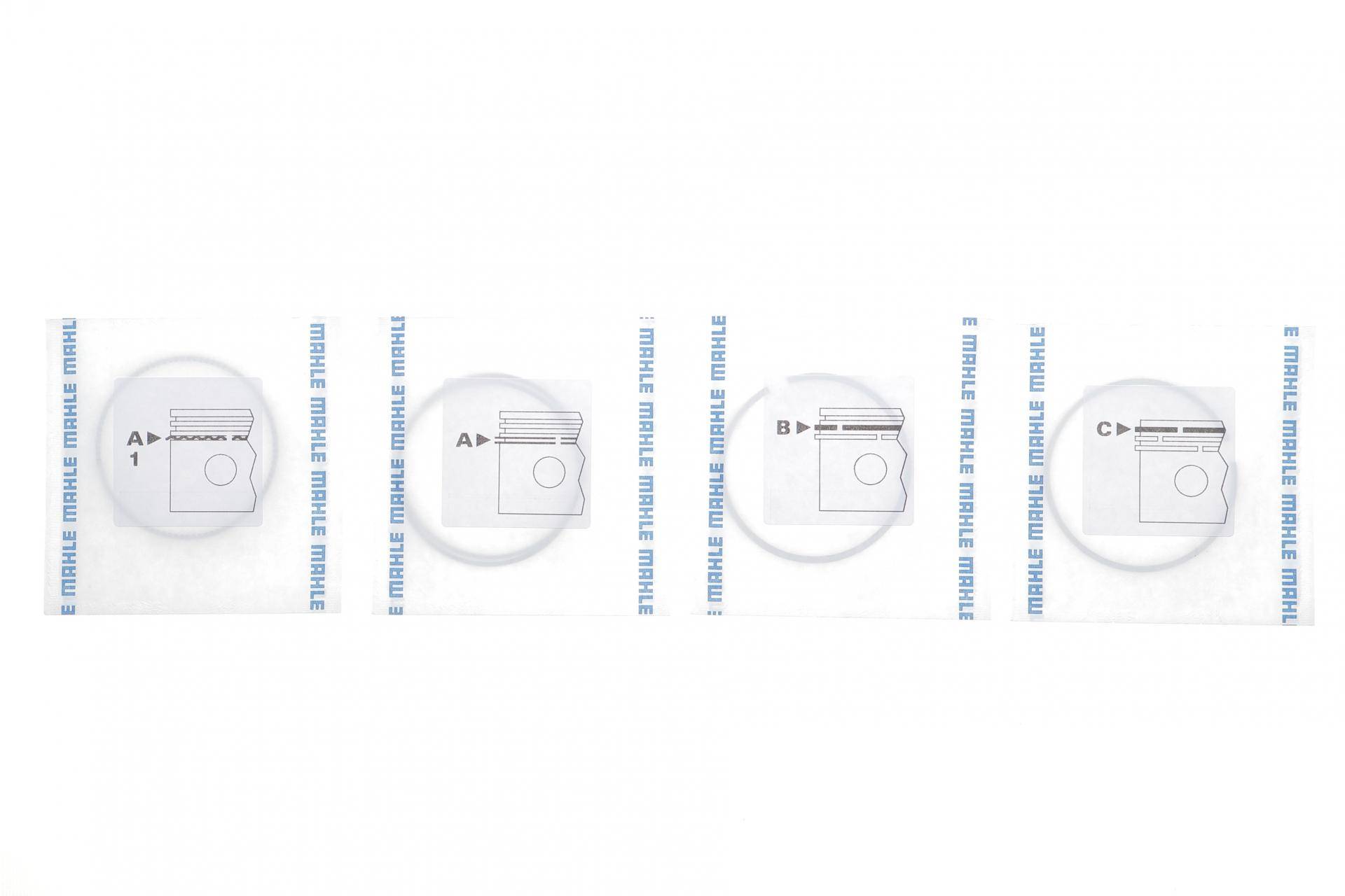 Кільця поршневі VW Caddy IV 1.0 TSI/1.4 TGI CNG 15- (74,50mm/STD)
