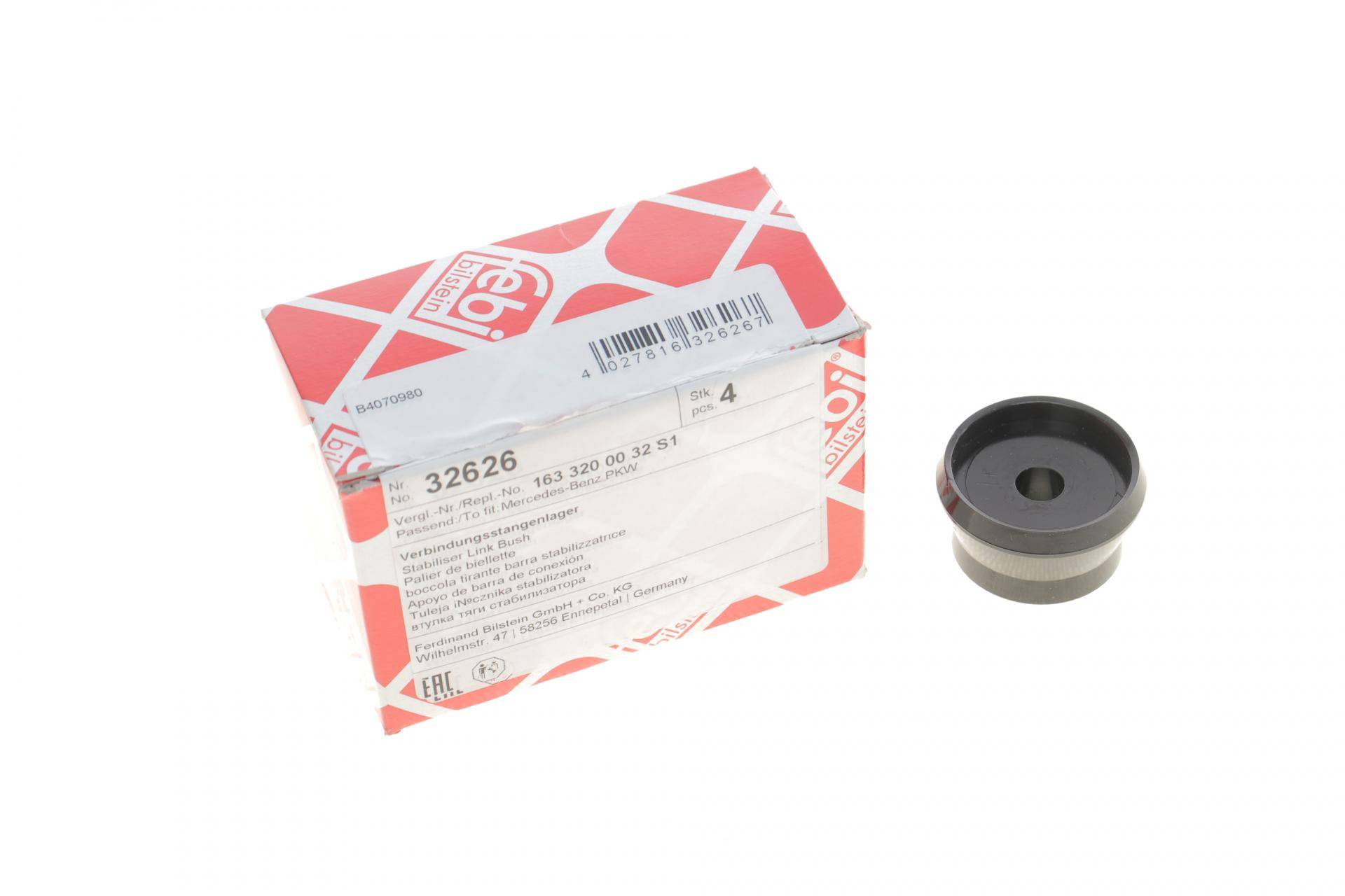 Втулка стабілізатора (заднього) MB M-class (W163) 98-05 (d=9/10mm)