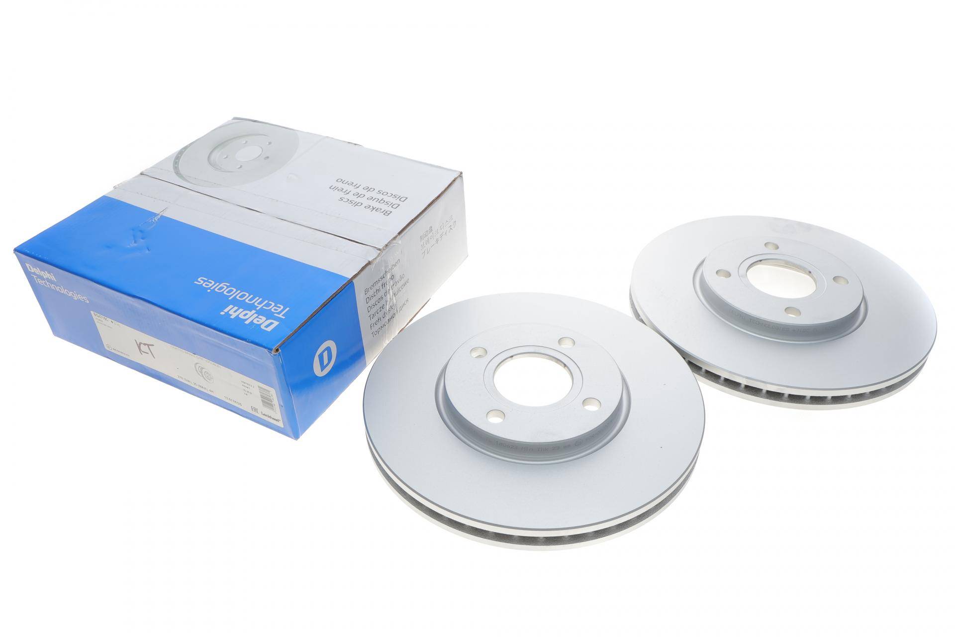 Диск гальмівний (передній) (к-кт 2шт) Ford Ecosport 1.0-1.6 12- (278x25)