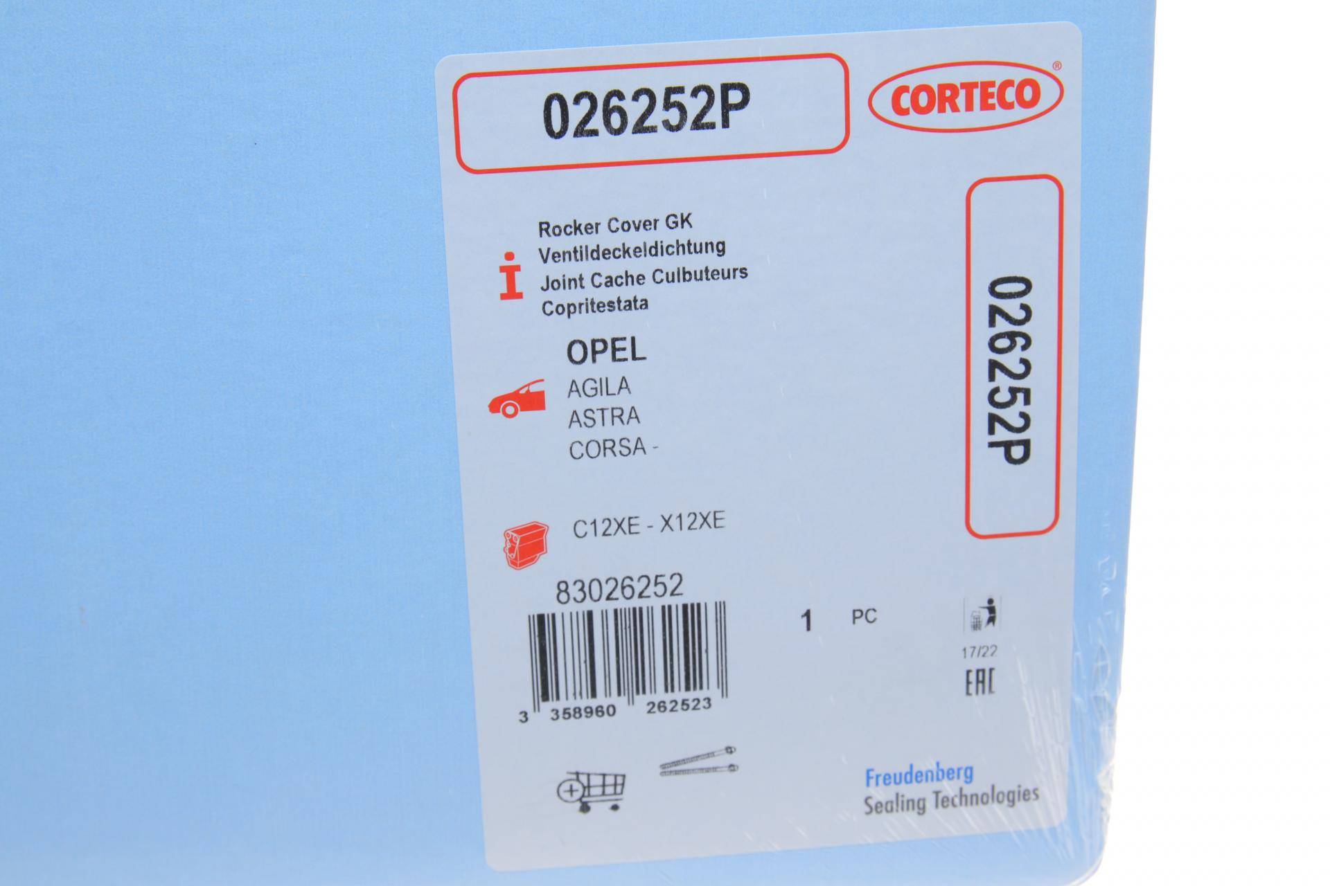 Прокладка кришки клапанів Opel Combo 1.4 04-