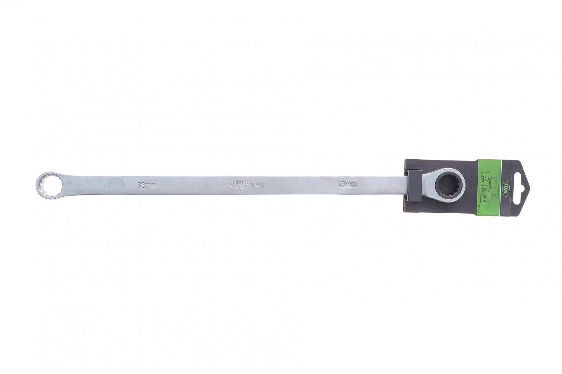 Ключ накидний з тріскачкою 18 мм L-330 мм