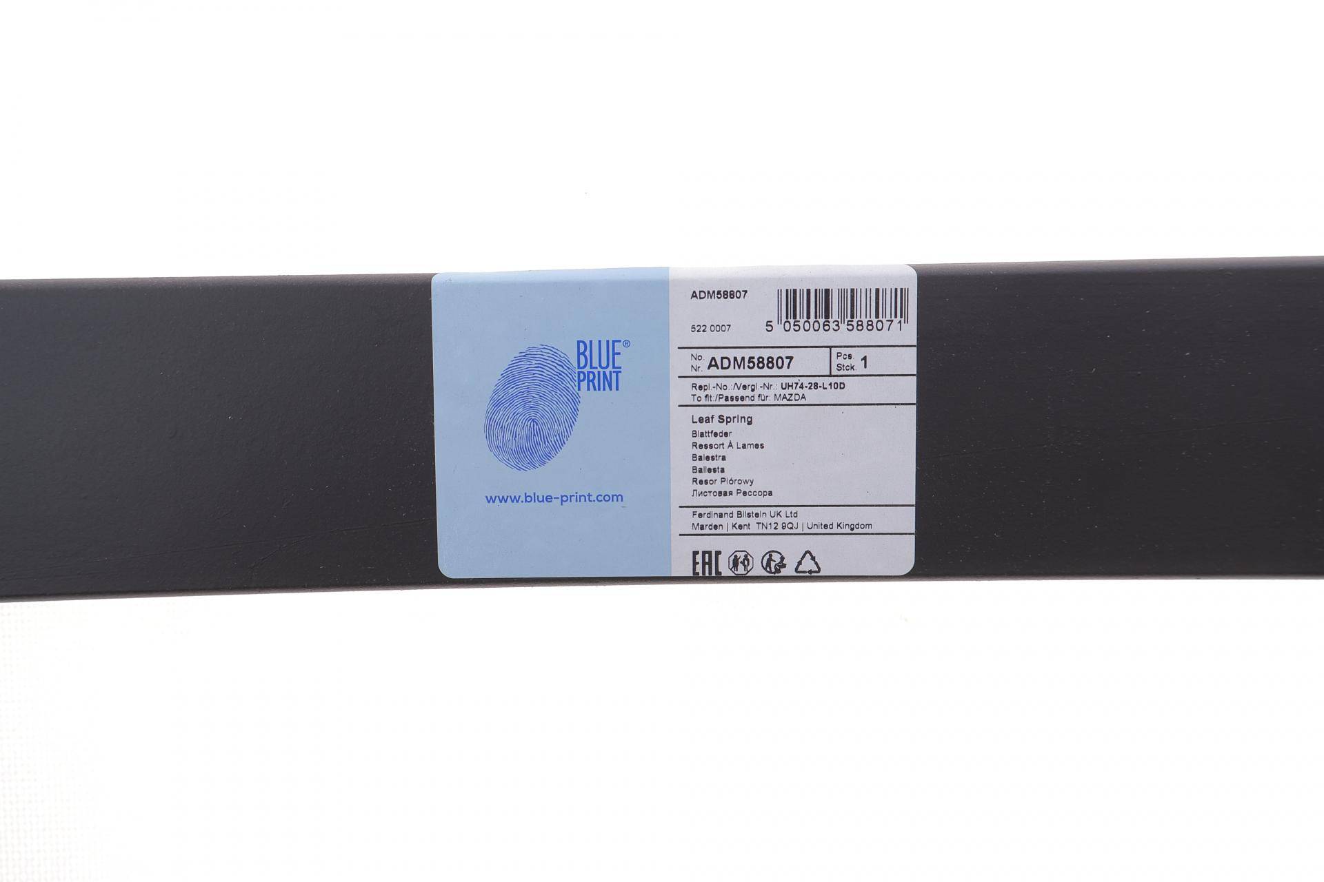 Ресора задня Ford Ranger/Mazda B-Serie 99- (к-кт 5 листів) (60mm)