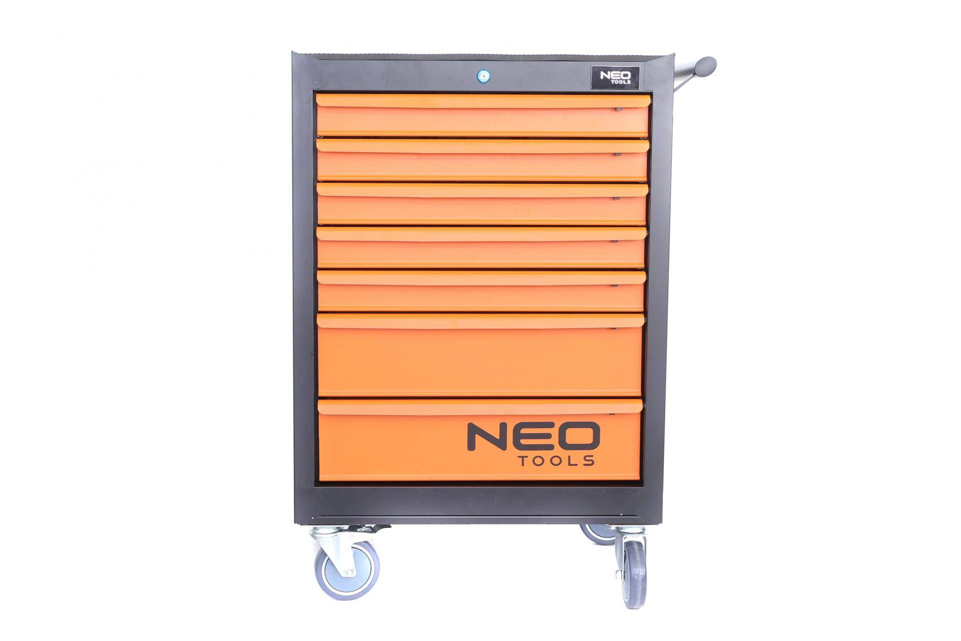 Візок з інструментами 7 секцій 176 од. (помаранчевий)