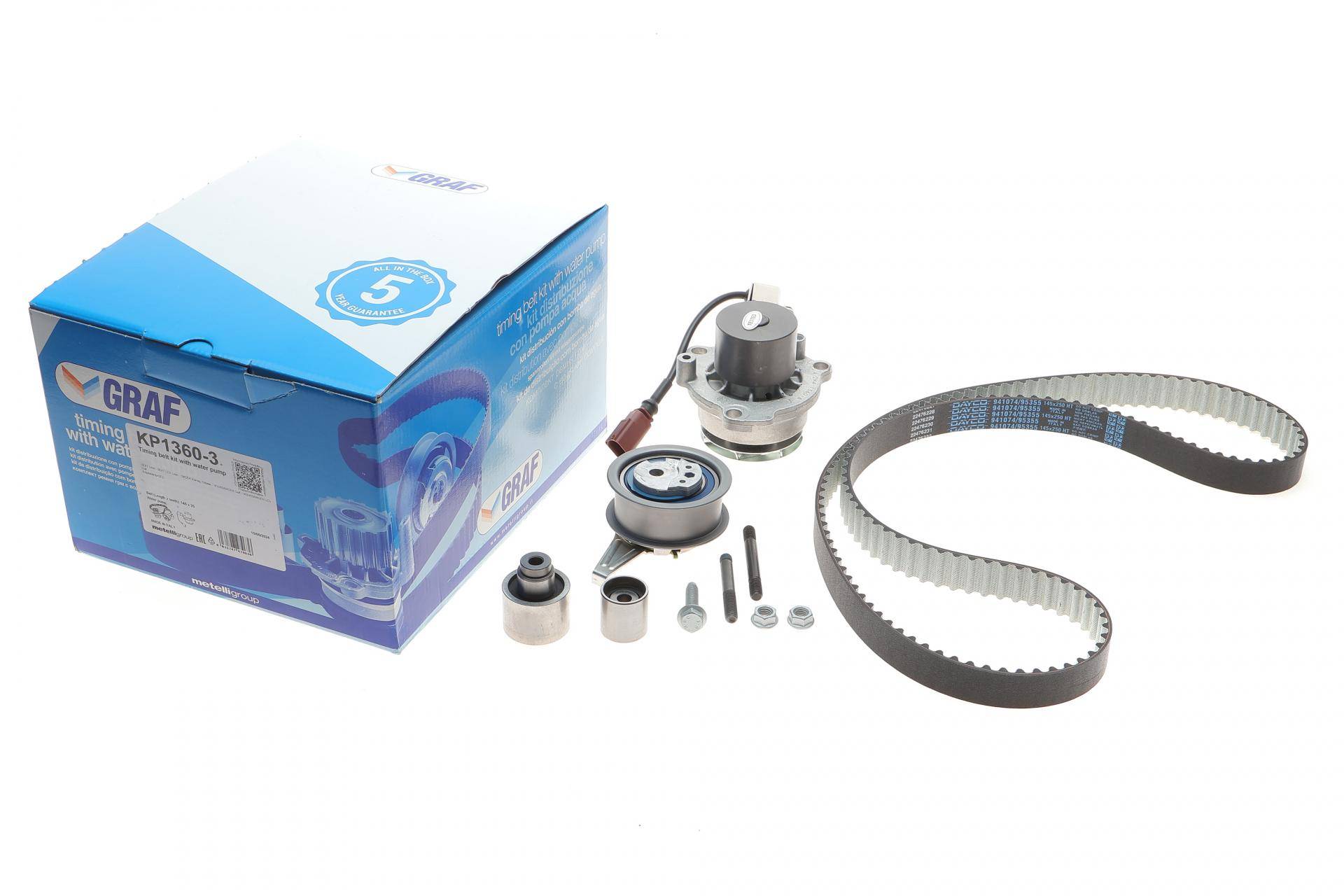 Комплект ГРМ + помпа Skoda Octavia III/VW Golf VII 1.6 TDI 81kw 13-17 (145x25) (PA1360A-8)