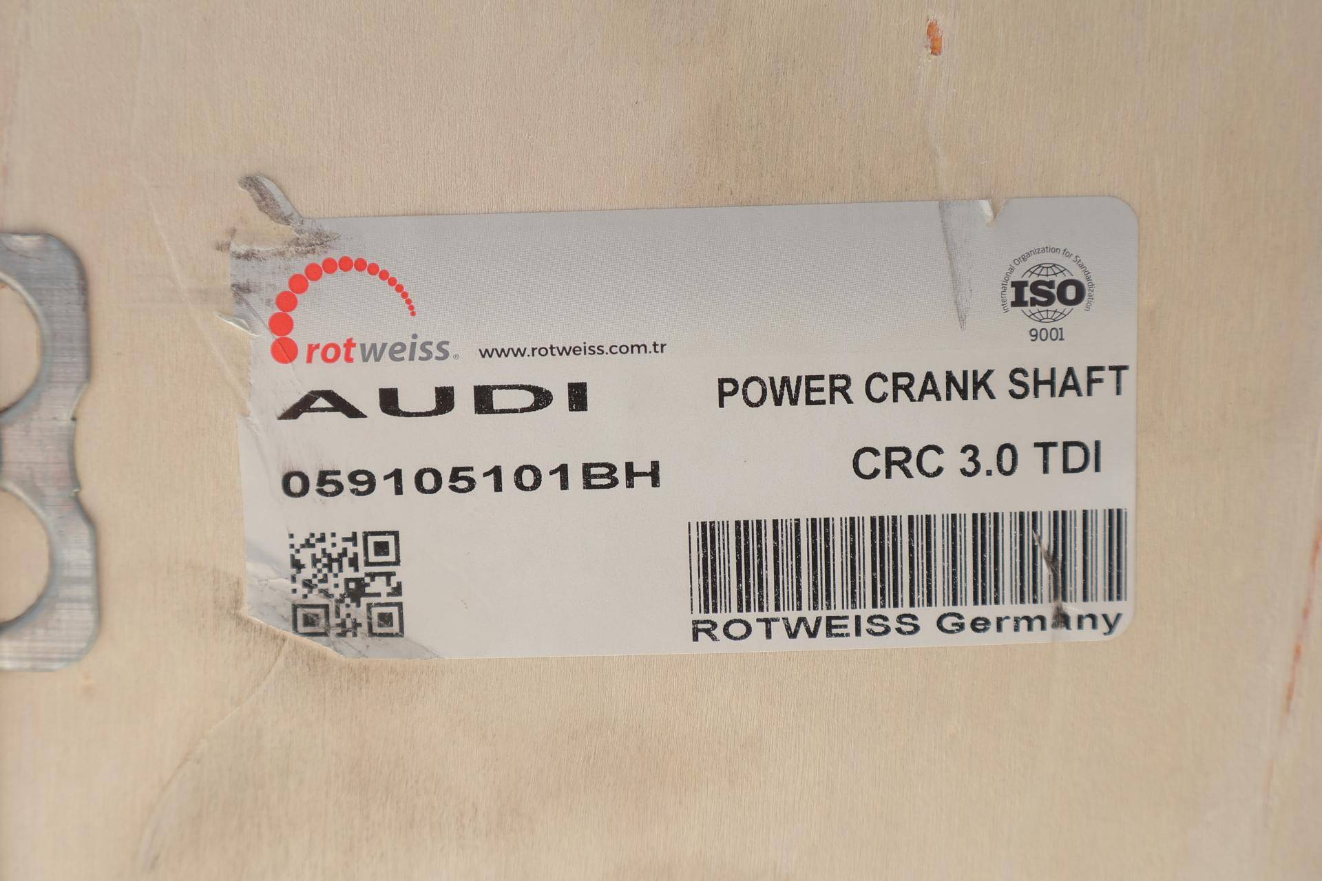 Колінчастий вал VW Touareg 3.0 TDi V6 10-