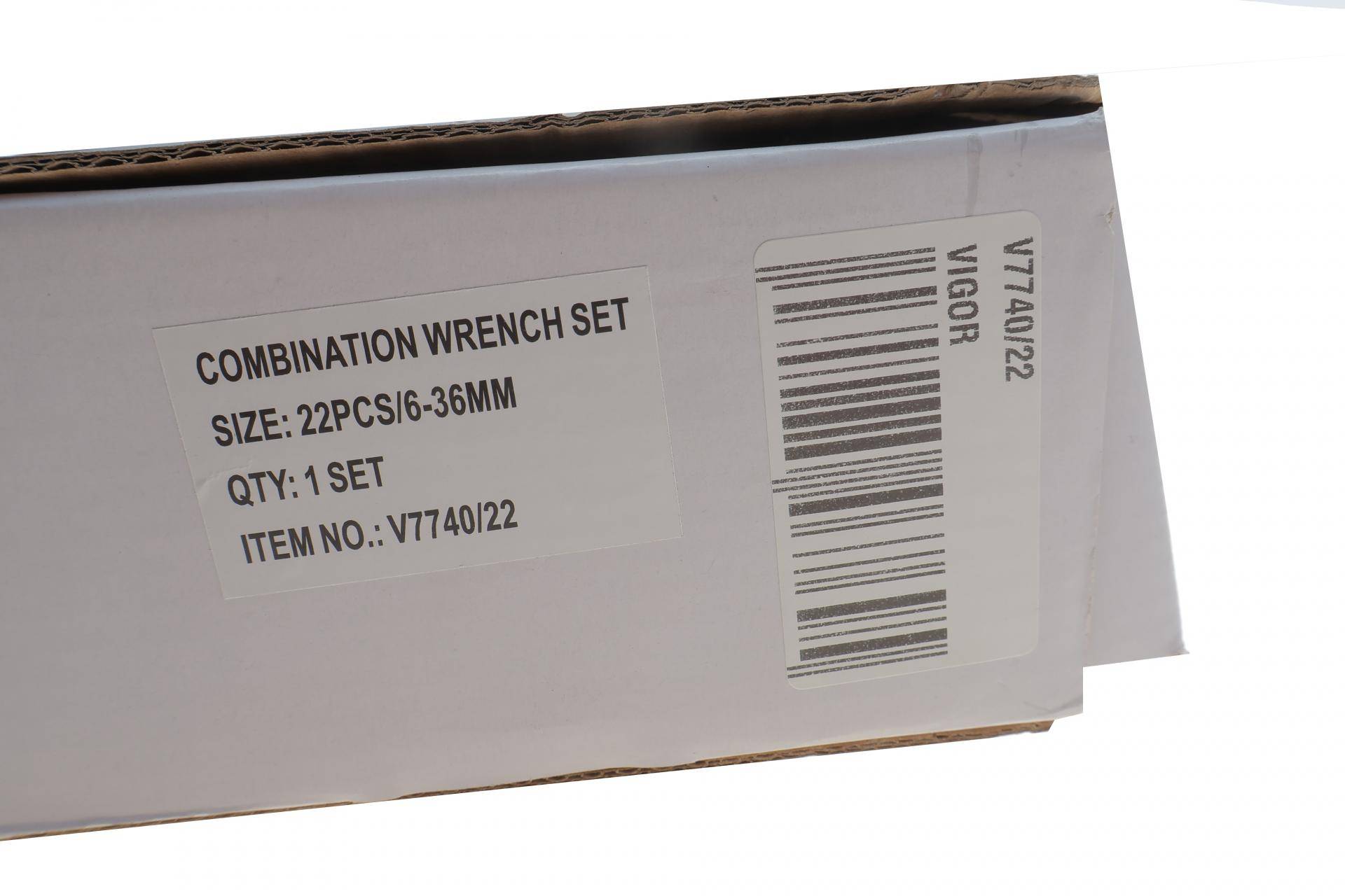 Набір ключів ріжково-накидних 6-36 мм 22 од.