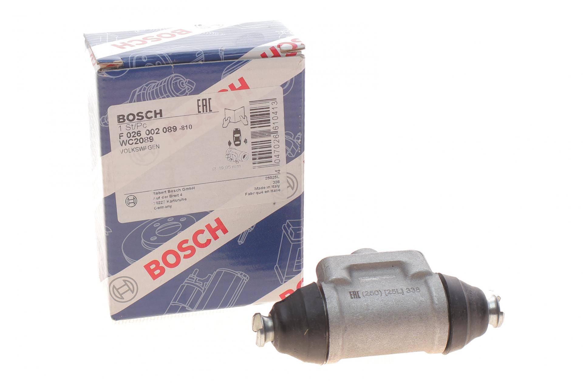 Циліндр гальмівний (задній) VW Polo V 1.6 10- (d=19mm)