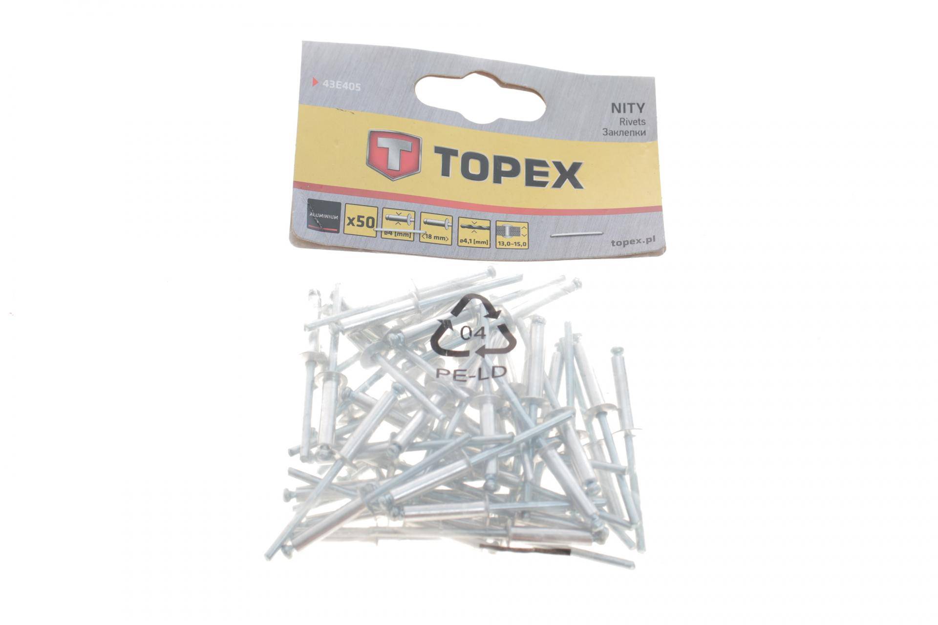 Заклепка Ø4x18 mm 50 од.