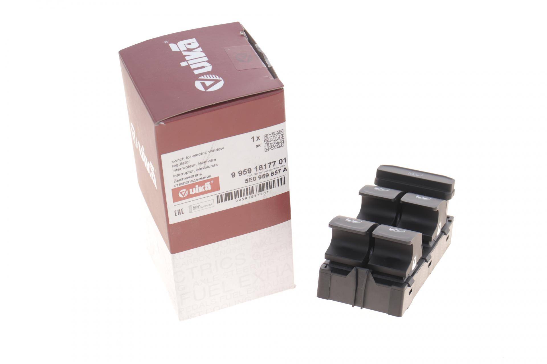 Кнопка склопідіймача (L) Skoda Octavia III 12-20 (блок)