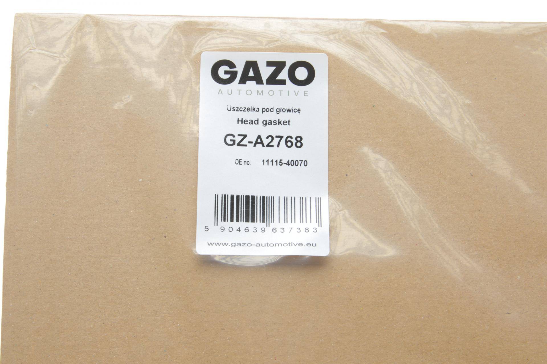 Прокладка ГБЦ Citroen C1/Peugeot 108/Toyota Aygo/Yaris 1.0 10- (0.60mm) (Ø72.00mm)