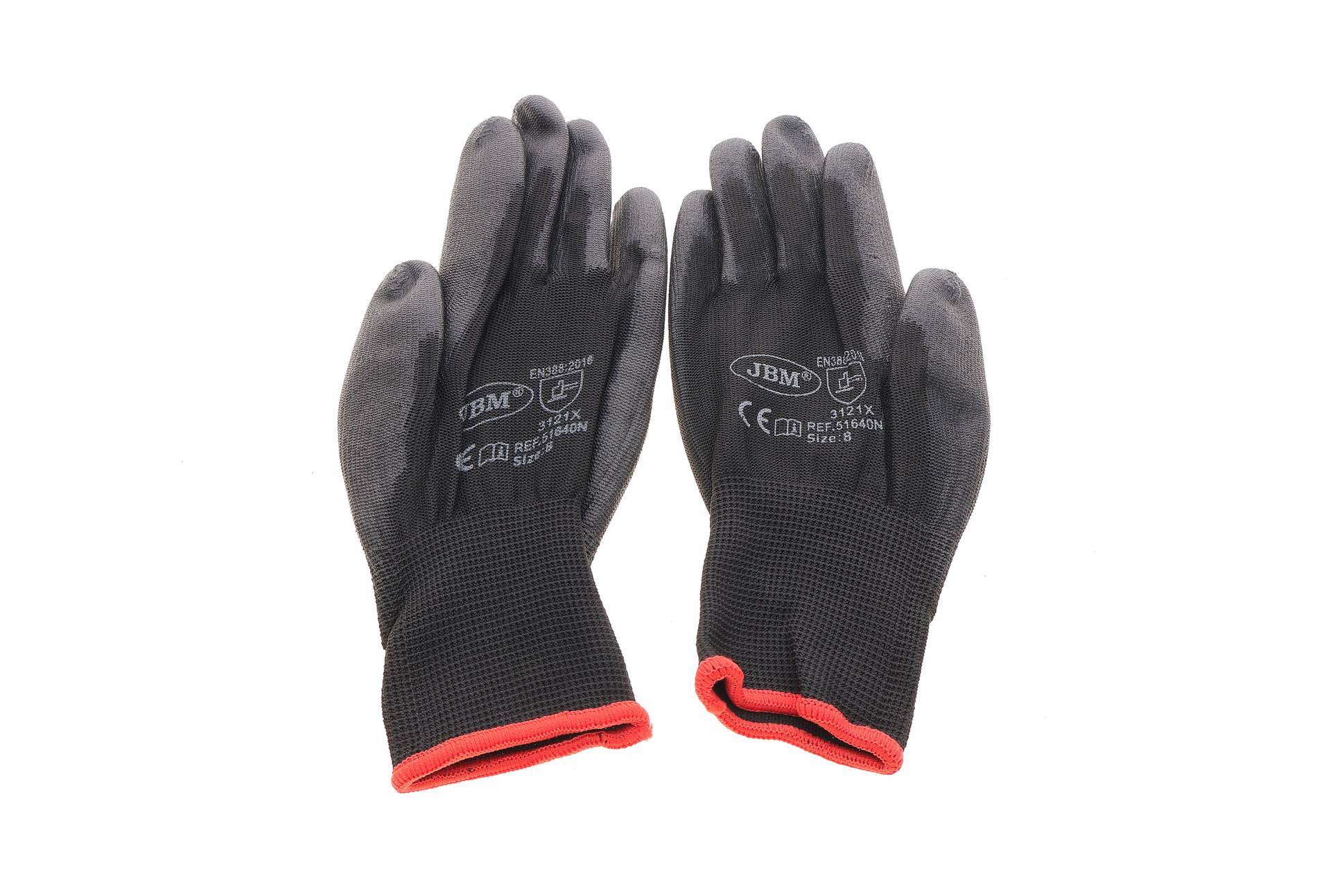 Рукавиці з поліуретановим покриттям долонь (M)