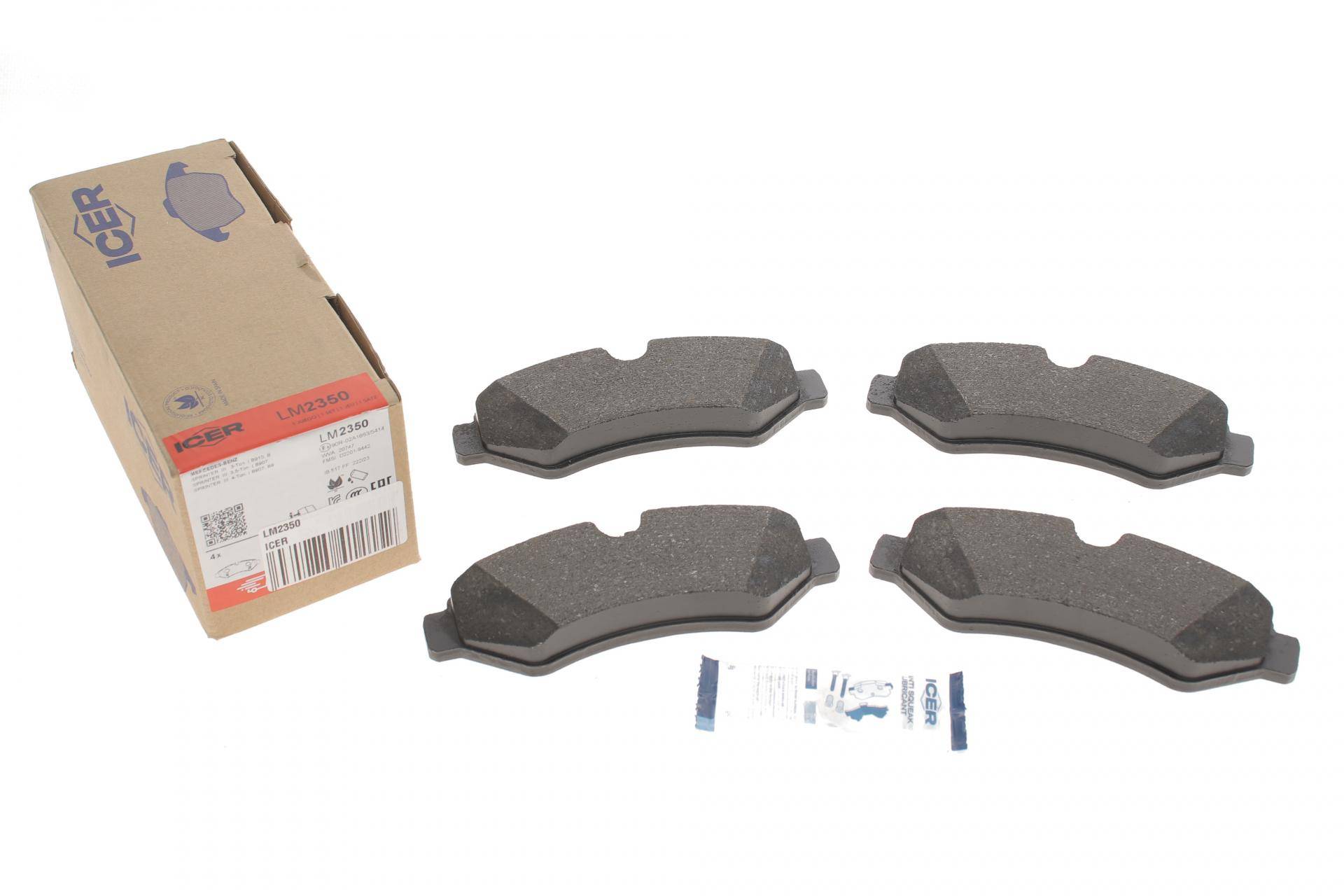 Колодки гальмівні (задні) MB Sprinter (907,910) 211-419CDI 18-