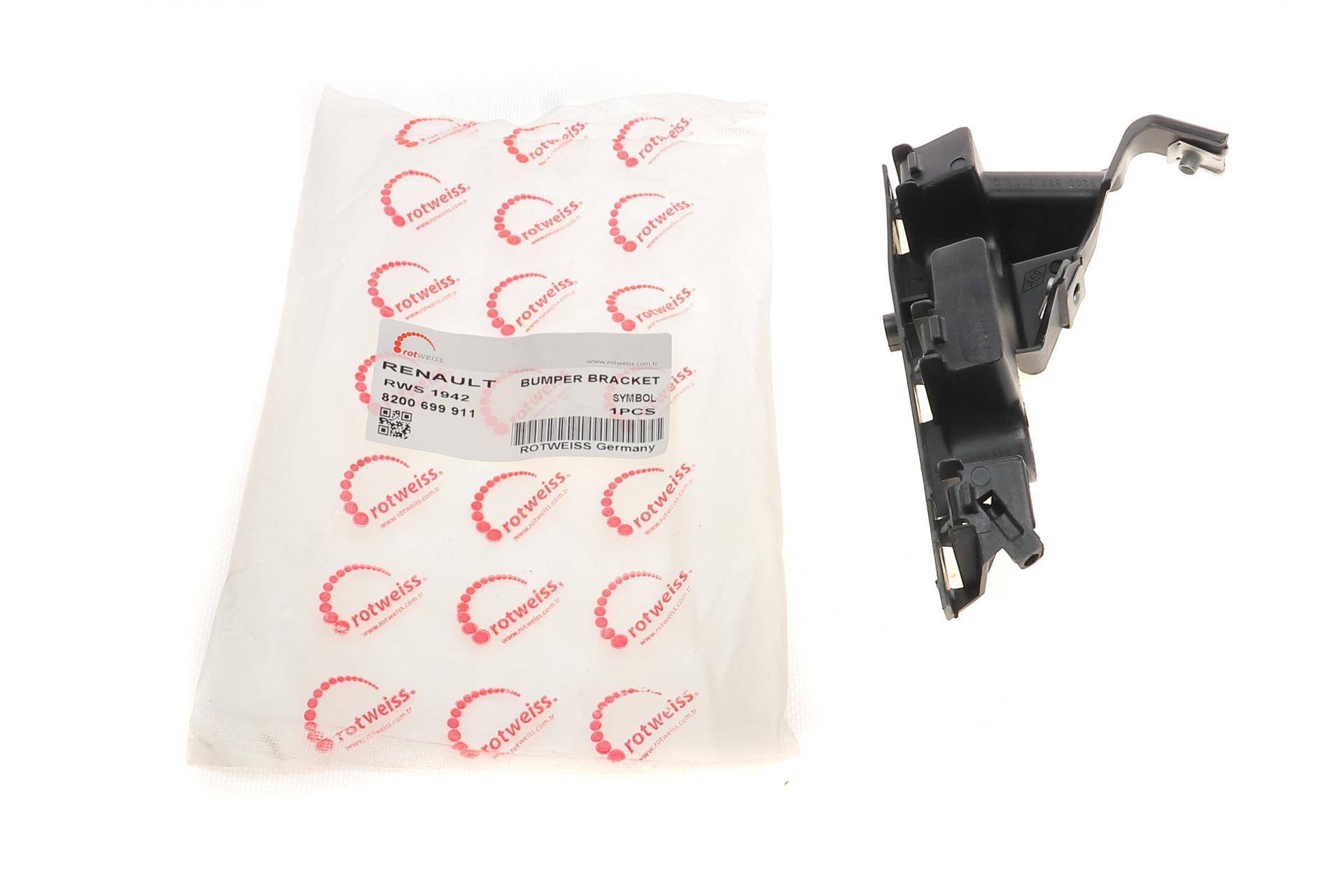 Кронштейн кріплення бампера (переднього/R) Renault Symbol/Thalia 08-