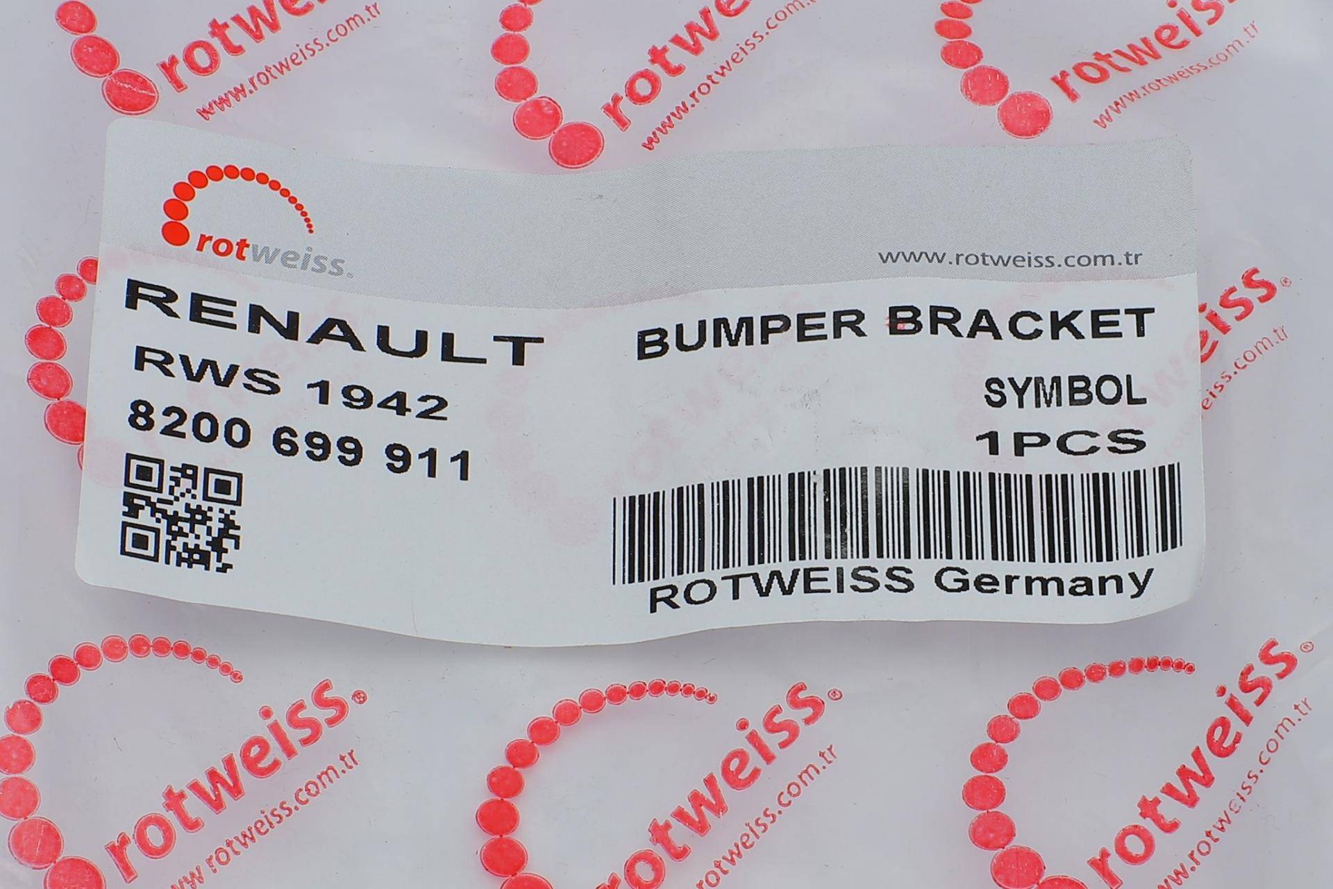 Кронштейн кріплення бампера (переднього/R) Renault Symbol/Thalia 08-