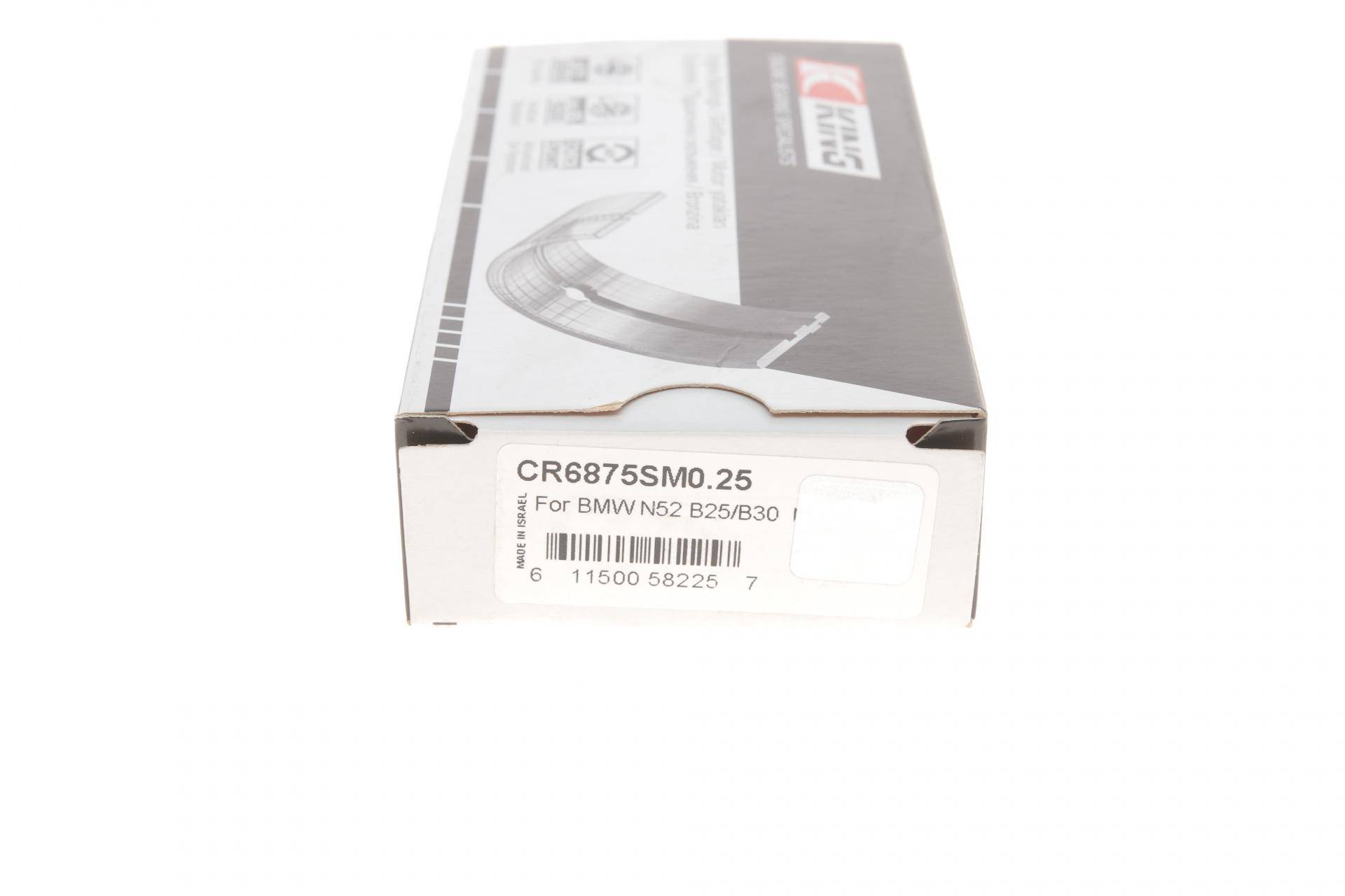 Вкладиші шатунні BMW 3 (E90)/5 (E60/F10)/7 (E65-E67/F01-F04) 04-15 N52/N53 (+0.25)