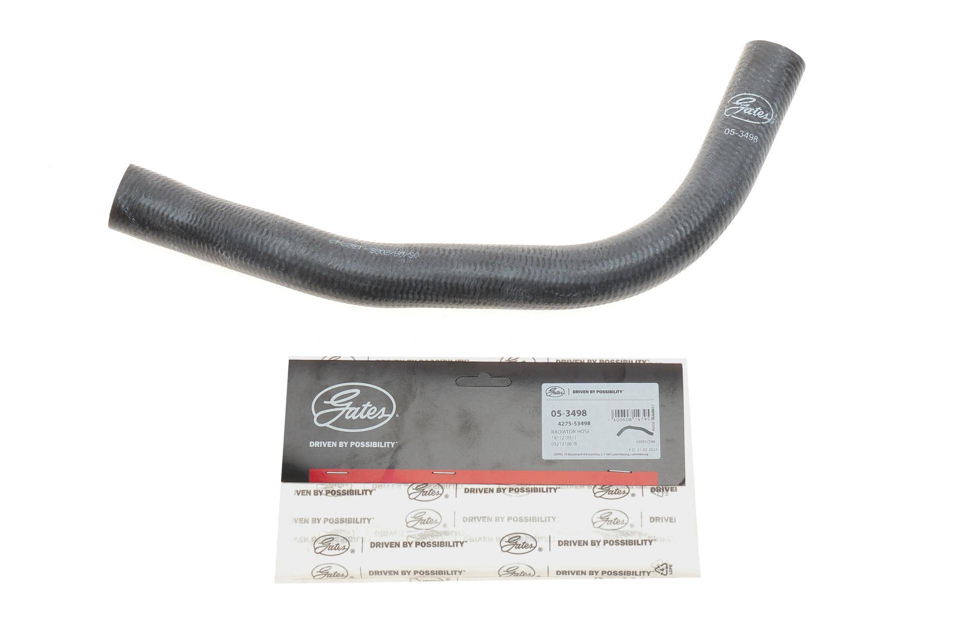 Патрубок радіатора VW Golf II 1.0/1.3 -92/Polo 0.9/1.1/1.3 -81