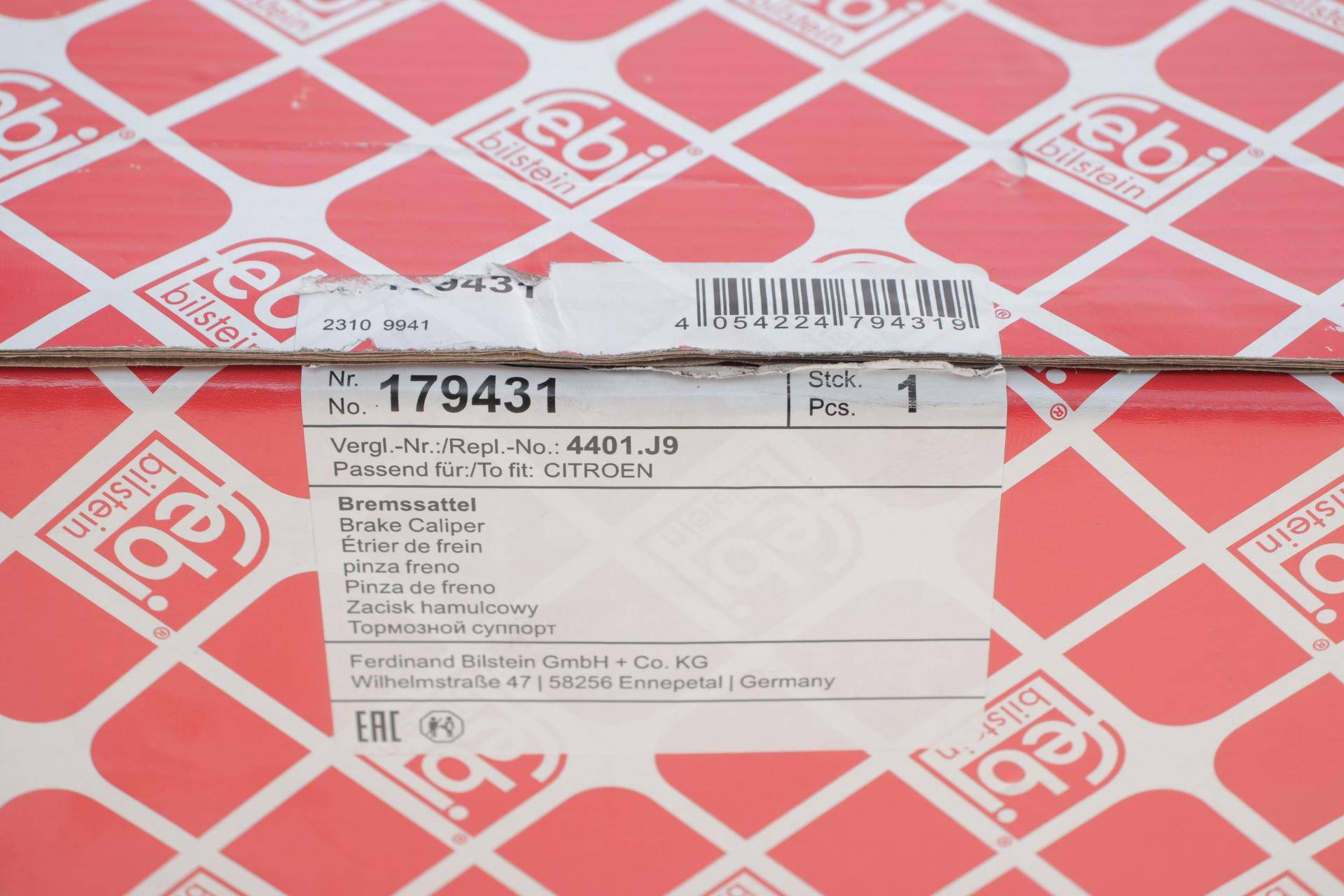 Супорт гальмівний (передній) (R) Citroen Jumper II/Fiat Ducato 06- (d=46mm)