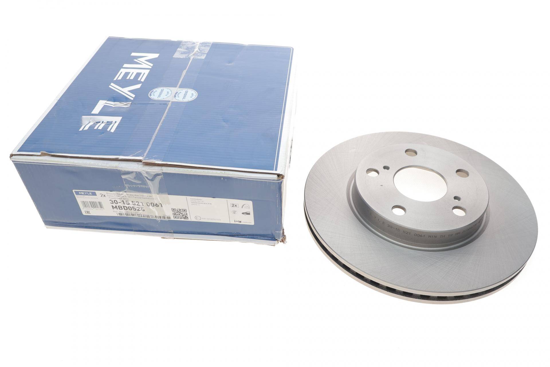 Диск гальмівний (передній) Toyota Auris 1.4-1.6 07-12 (275x22)