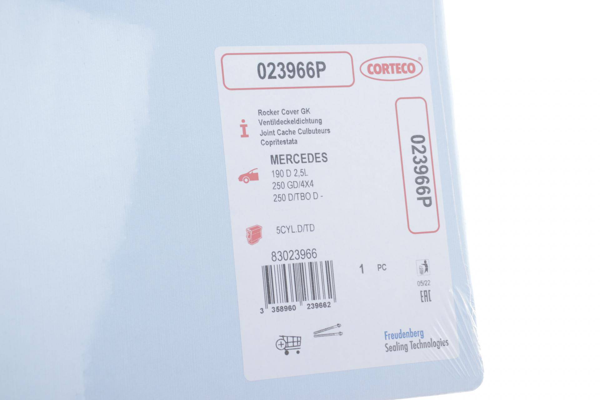 Прокладка кришки клапанів MB T1 210-410 2.9 D (OM602) 88-95