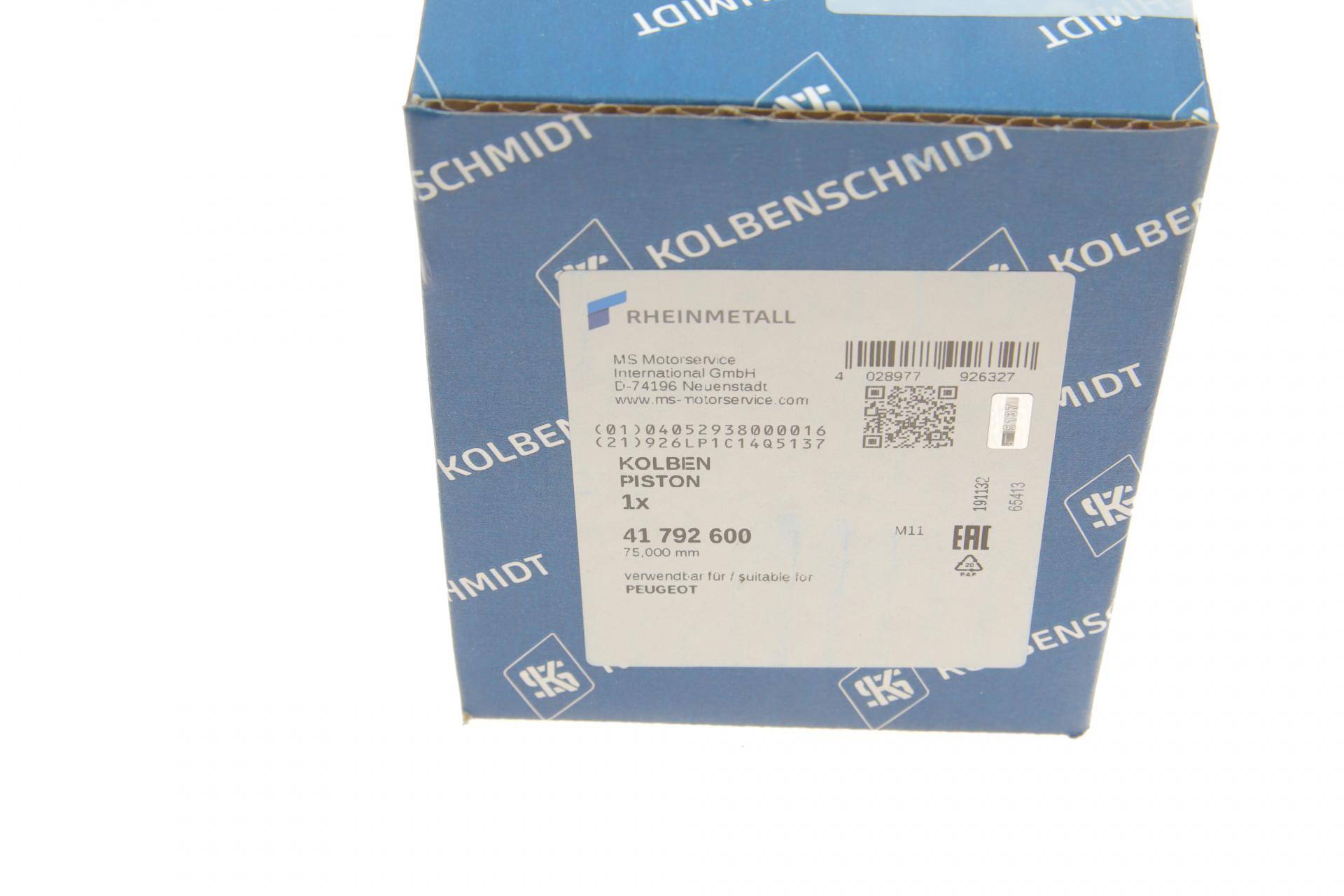 Поршень Citroen Berlingo 1.6HDI 14- (75.00mm/STD)