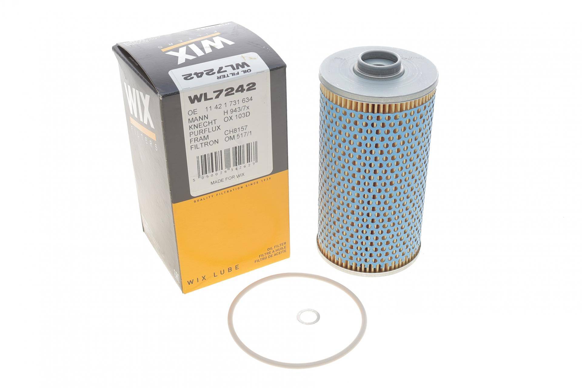 Фільтр масляний BMW 5 (E34) 3.0/4.0i 92-95/7 (E32/E38) 3.0/4.0/5.0/5.4i 87-01 (M60)