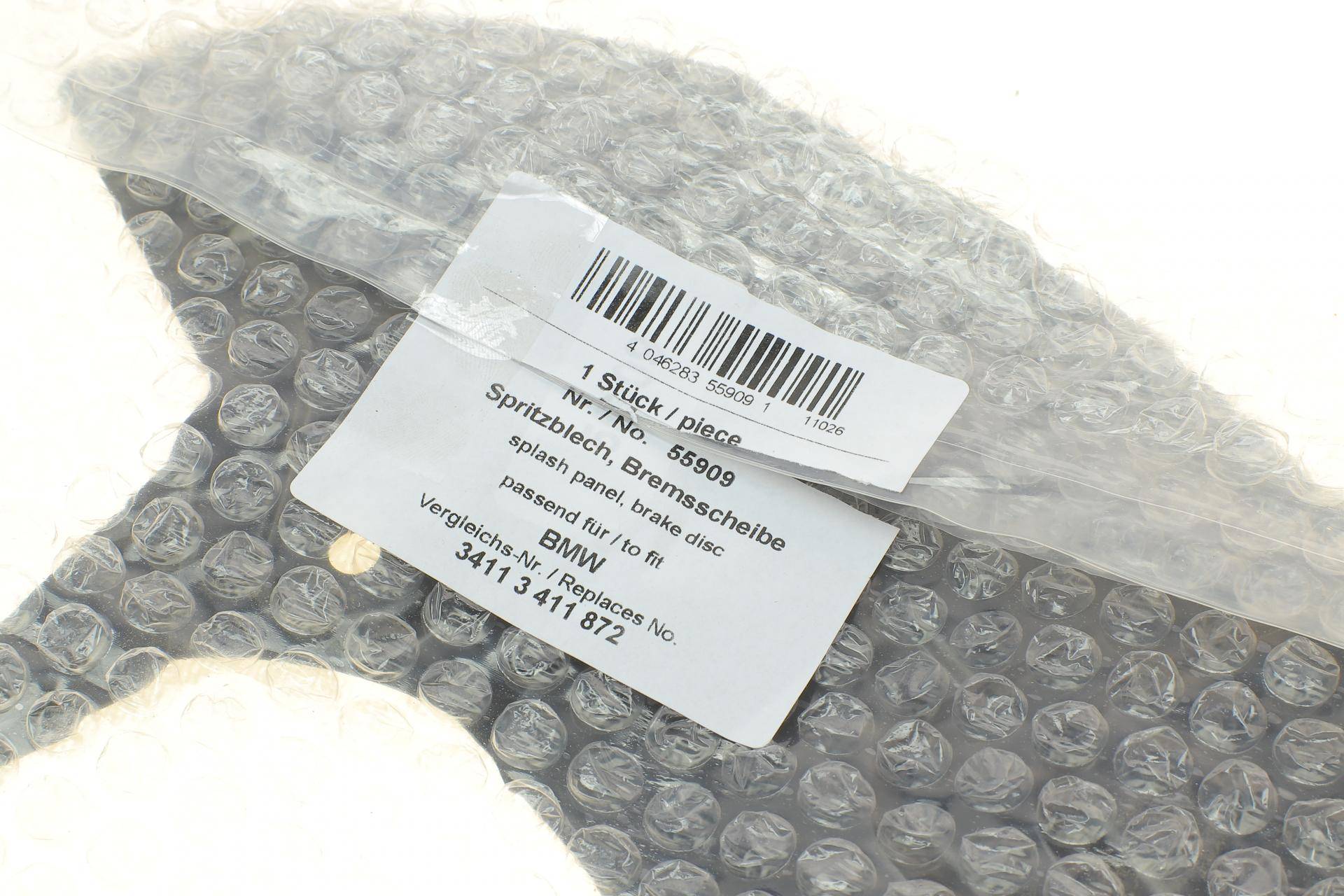 Защита диска тормозного (переднего) (R) BMW X3 (E83) 04-11