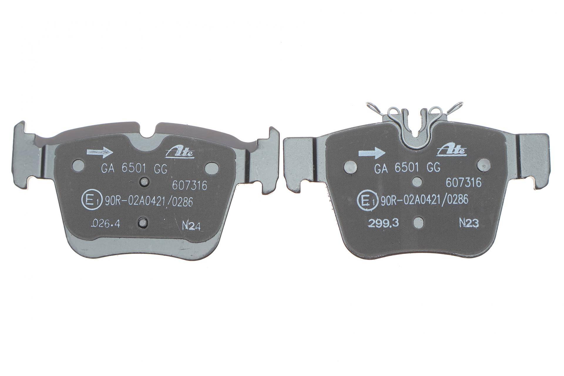 Колодки гальмівні (задні) MB C-class (W205)/GLC (X253) 15-19 (Ate)