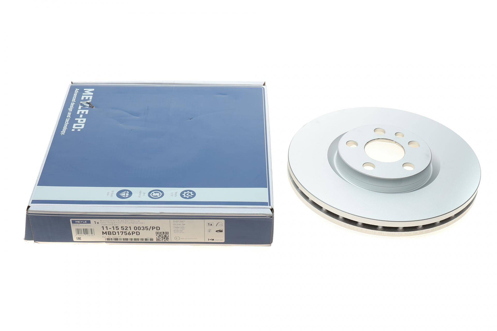 Диск гальмівний (передній) Citroen Jumpy/Peugeot Expert 1.6-2.0HDI 95- (285x28)