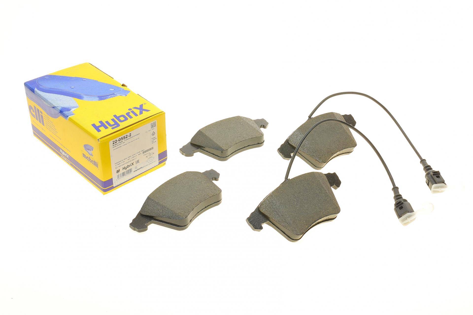 Колодки гальмівні (передні) VW Touareg 02-10 (+датчики)