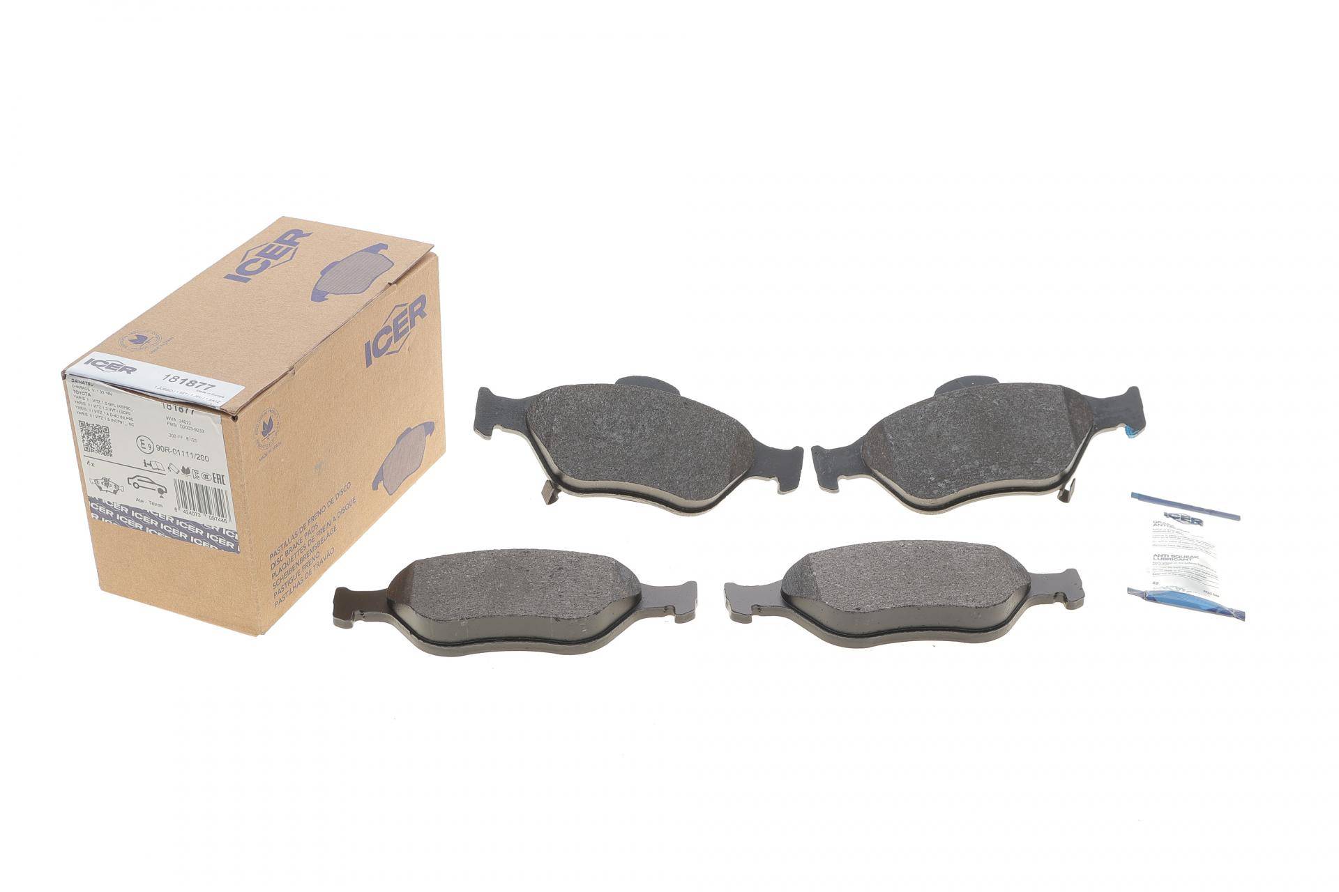 Колодки гальмівні (передні) Toyota Yaris 05-