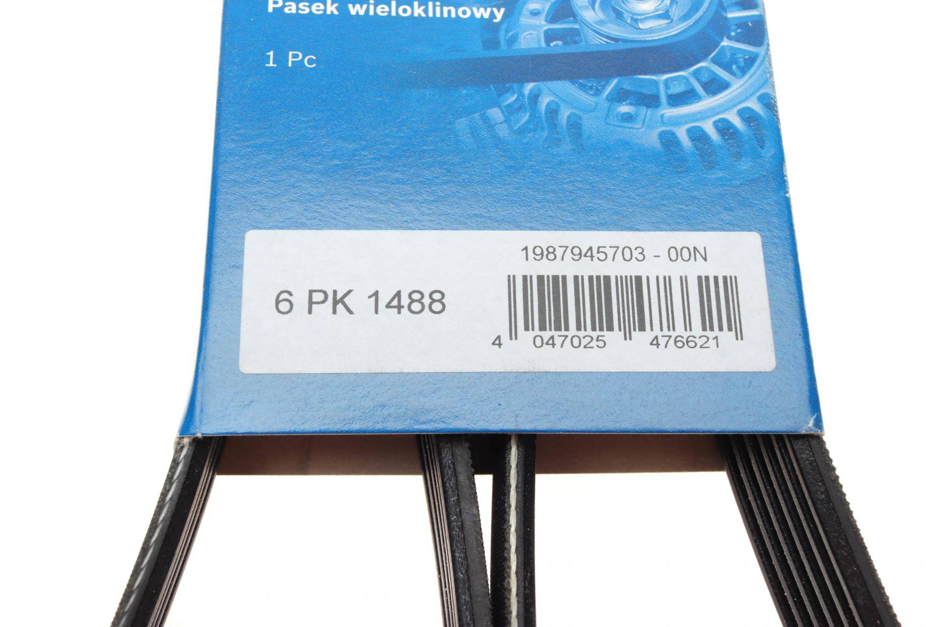 Ремінь генератора Mitsubishi ASX/Lancer 1.8 DI-D 10- (6PK1488)