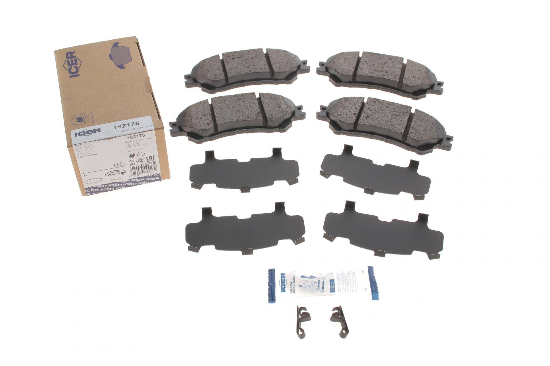 Колодки гальмівні (передні) Suzuki SX4 S-Cross 13-/Vitara 15-