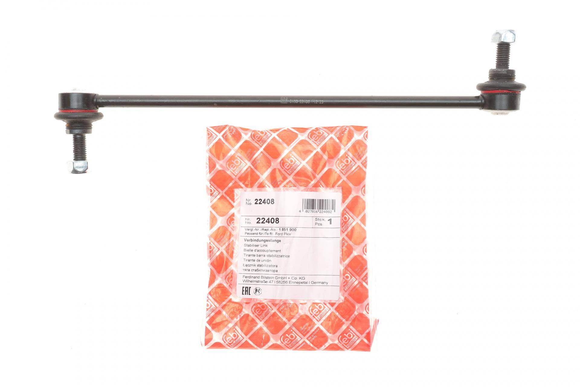 Тяга стабілізатора (переднього) Ford Focus/Kuga/Mazda 3/5/Volvo C30/V50 03- (L=298mm)