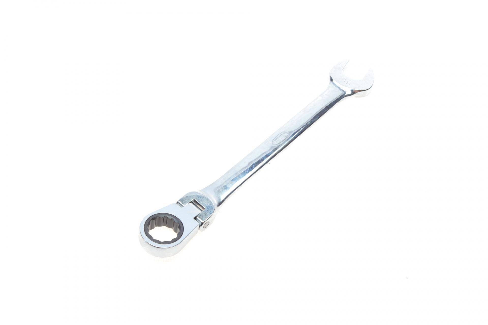 Ключ ріжково-накидний з тріскачкою 16 мм 72 зуб. L-215 мм