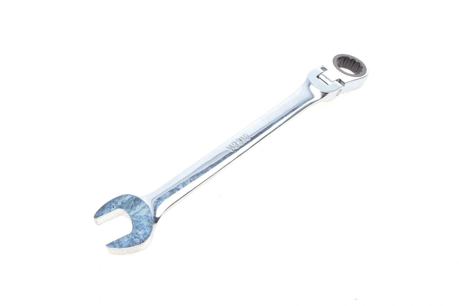 Ключ ріжково-накидний з тріскачкою 16 мм 72 зуб. L-215 мм