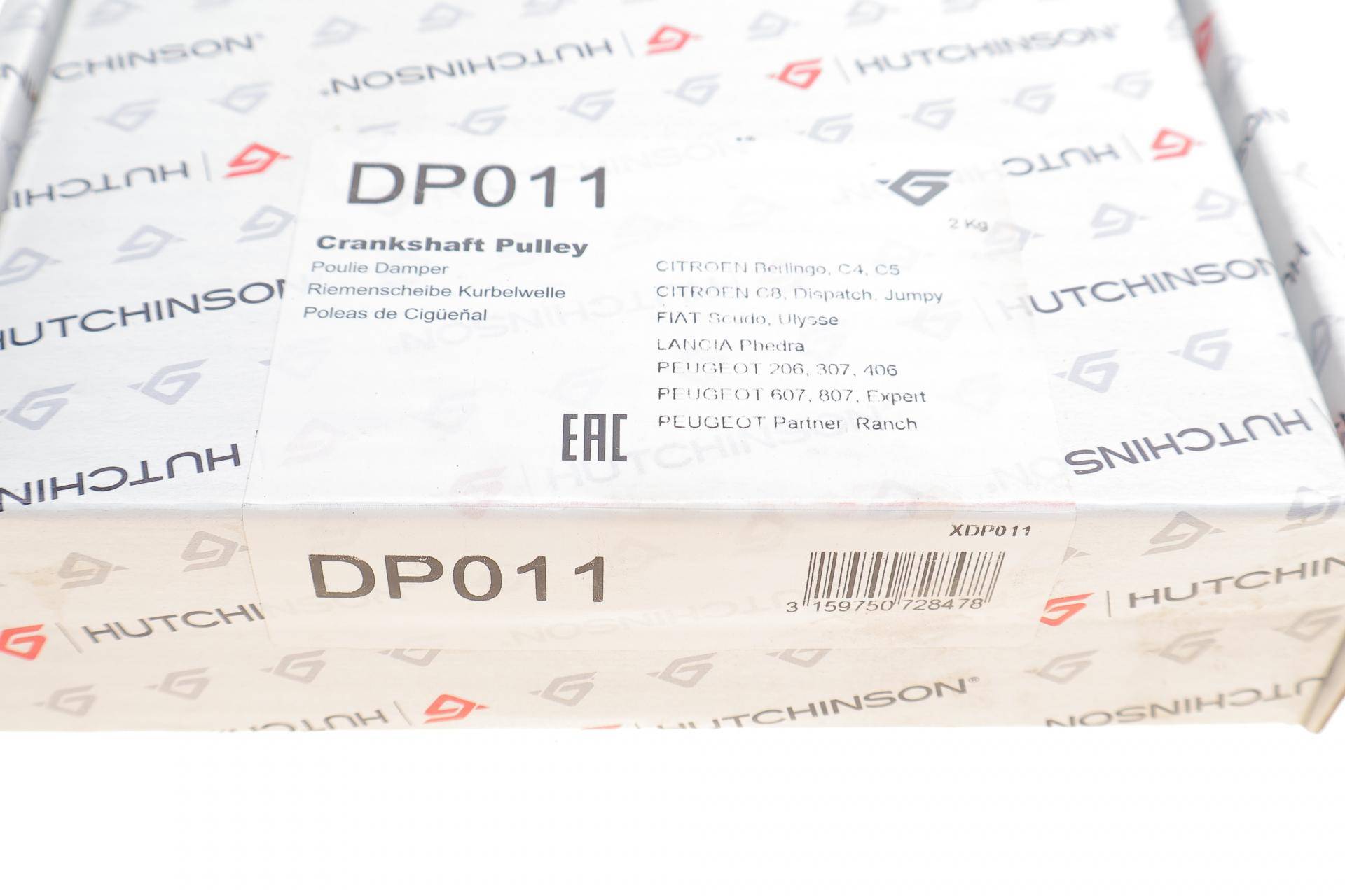 Шків колінвалу Citroen/Fiat/Peugeot 1.9D/2.0HDi (6PK)