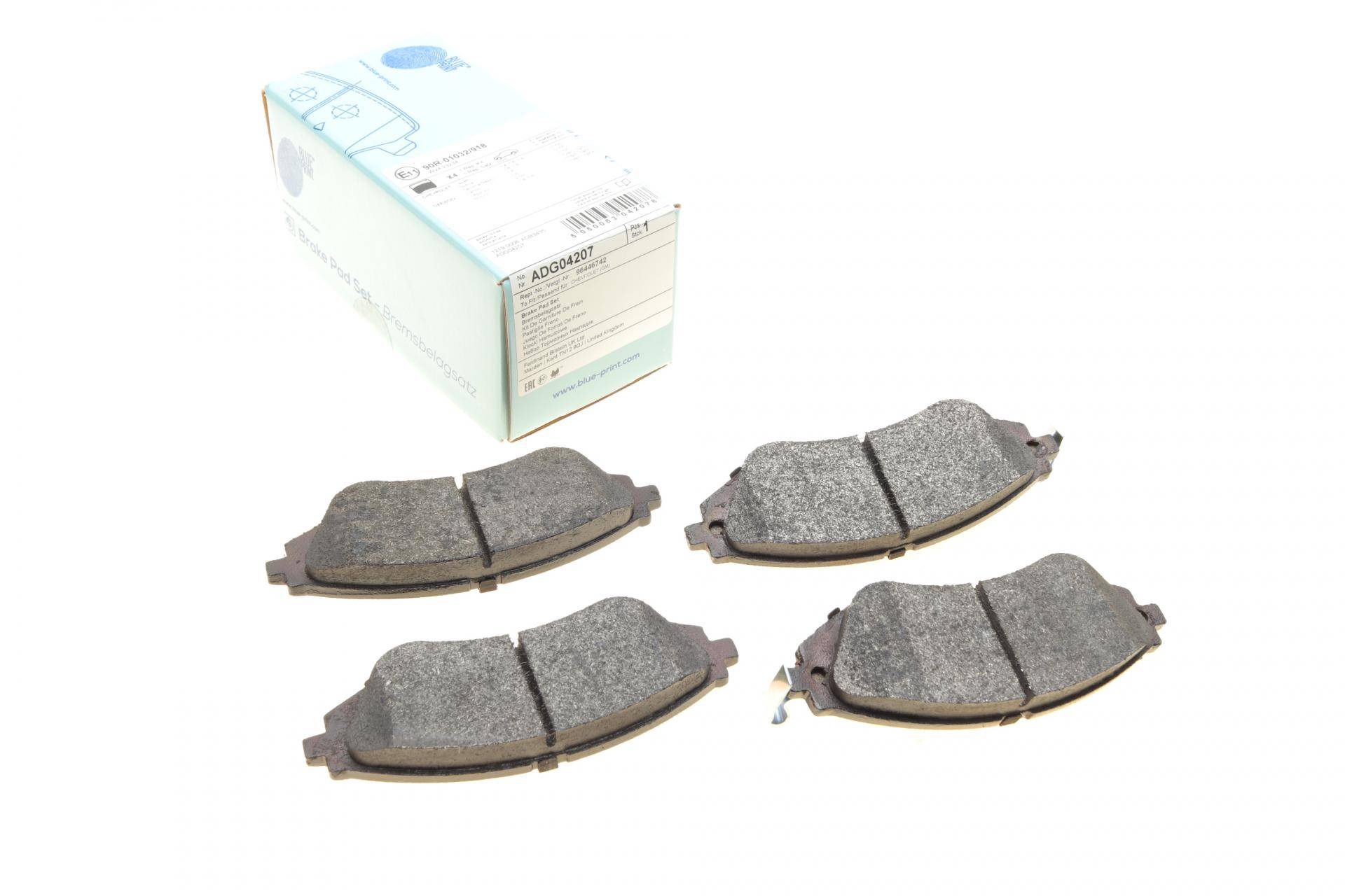 Колодки гальмівні (передні) Chevrolet Lacetti 05-/Spark 10-/Daewoo Lanos/Sens/Nubira 97-/Rezzo 00-