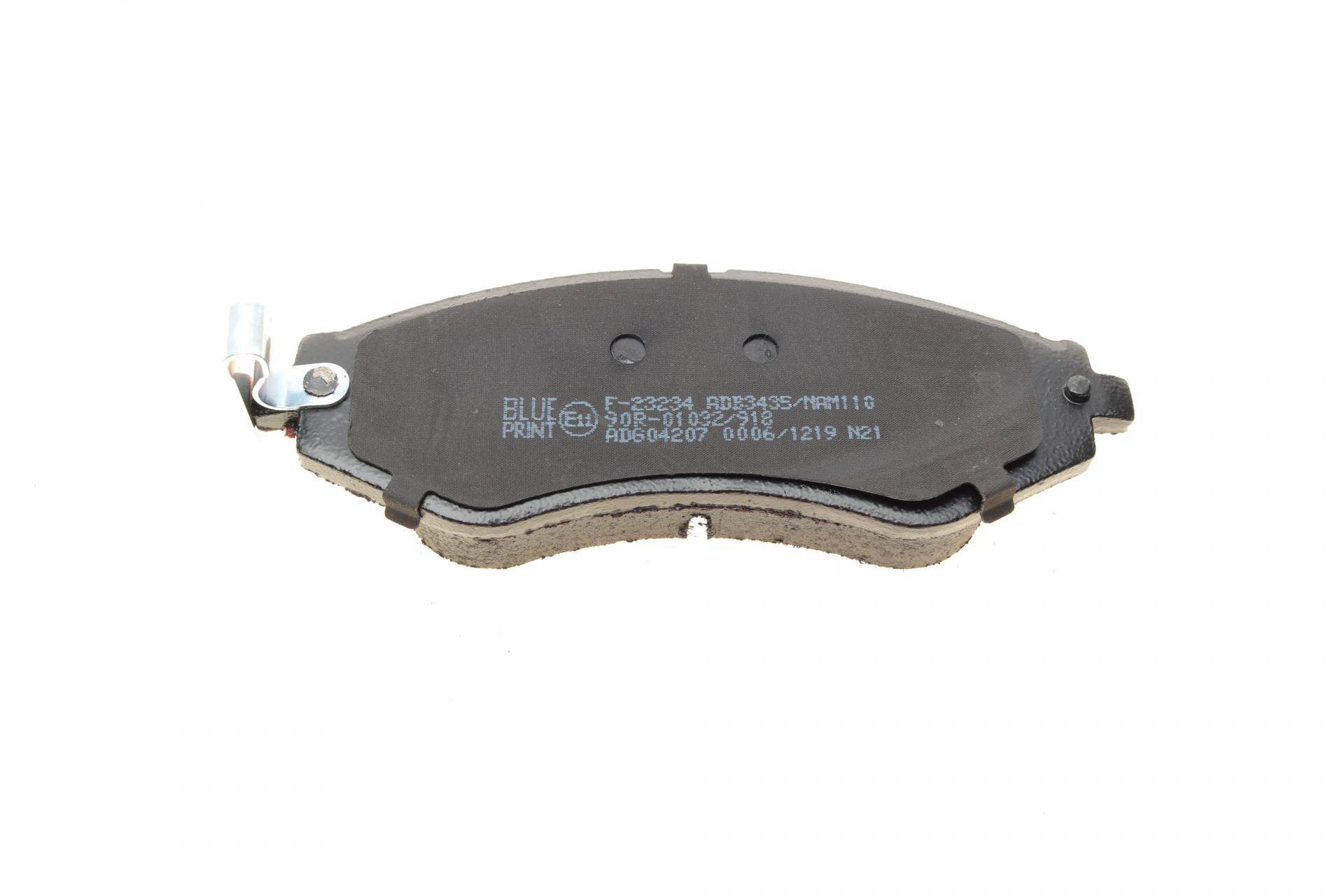 Колодки гальмівні (передні) Chevrolet Lacetti 05-/Spark 10-/Daewoo Lanos/Sens/Nubira 97-/Rezzo 00-