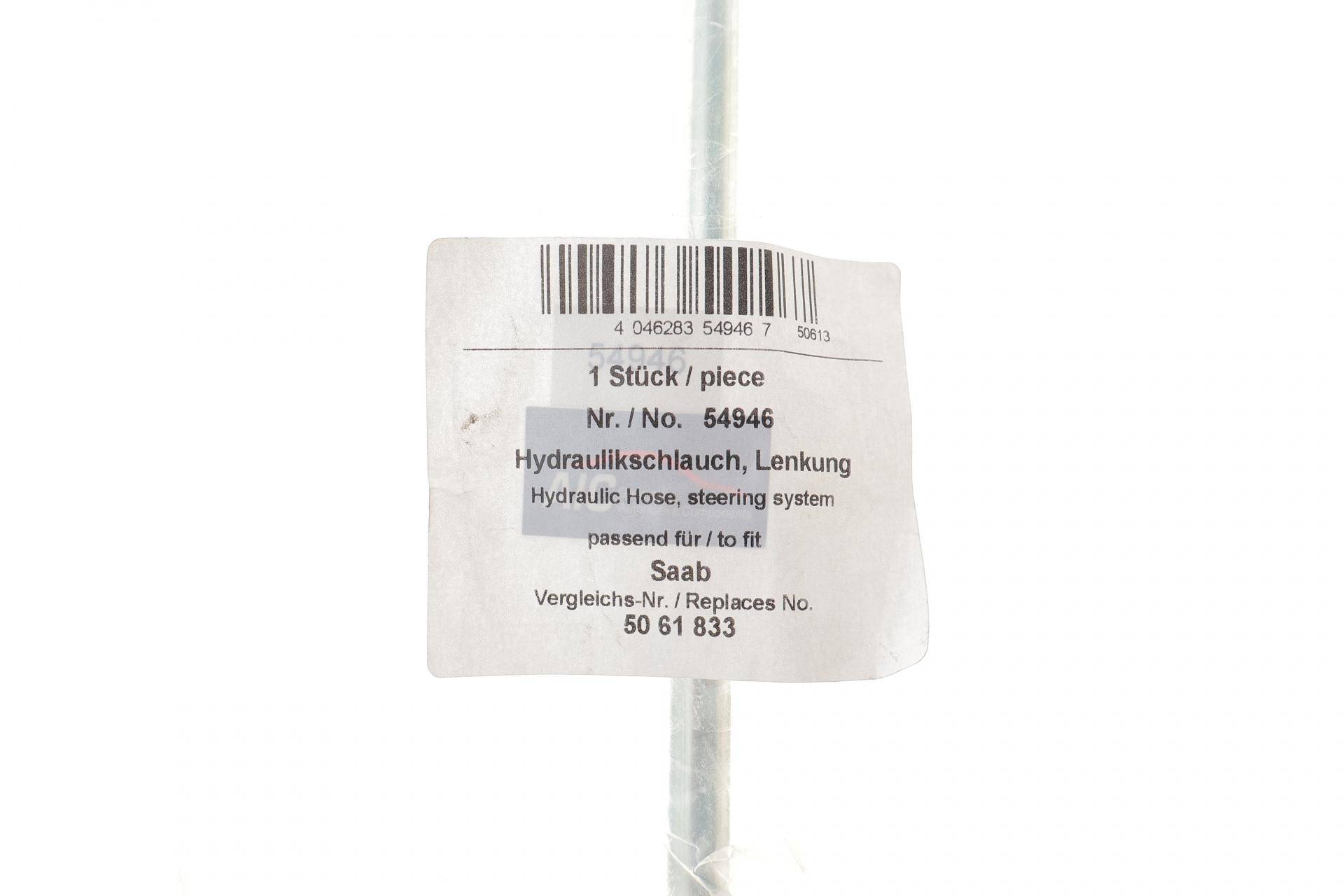 Шланг гідропідсилювача Saab 9-3 98-02