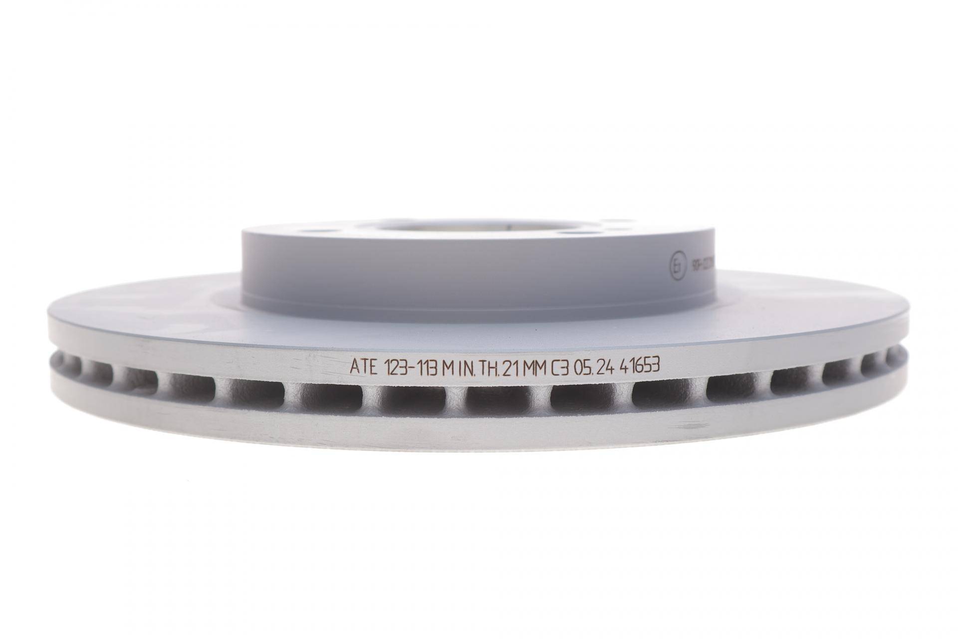 Диск гальмівний (передній) Ford Fiesta 08- (258x23) (з покриттям) (вентильований)