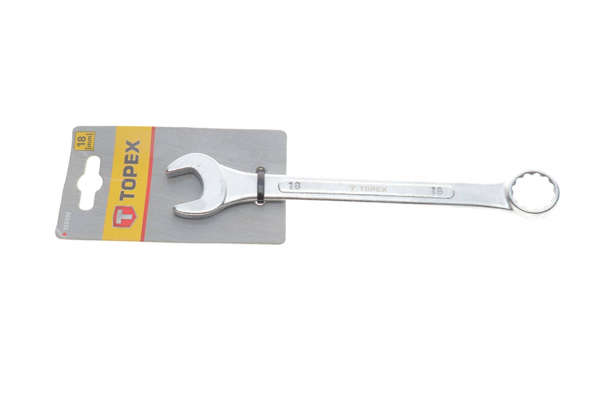 Ключ ріжково-накидний 18 мм L-205 мм