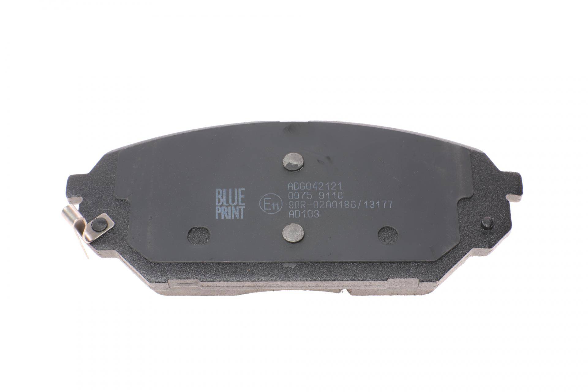 Колодки гальмівні (передні) Hyundai ix55 3.0 CRDi 3.8 V6 24V 08-12/Veracruz 3.8 V6 24V 06-12