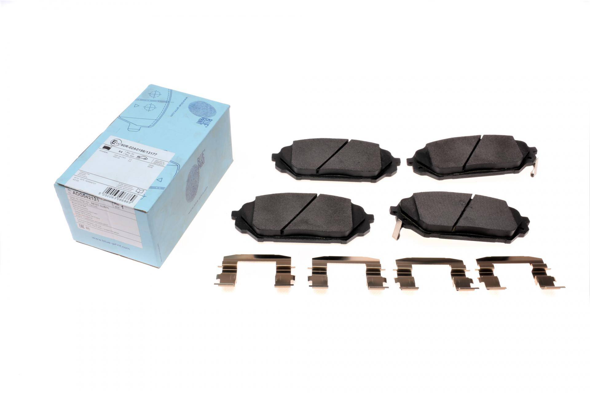 Колодки гальмівні (передні) Hyundai ix55 3.0 CRDi 3.8 V6 24V 08-12/Veracruz 3.8 V6 24V 06-12